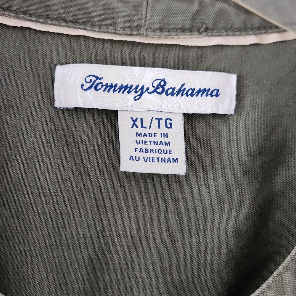 Tommy Bahama TOMMY BAHAMA | Mission Beach Shirt Blouse green Tencel Sz X Size XL / US 12-14 / IT 48-50 - 5 Thumbnail