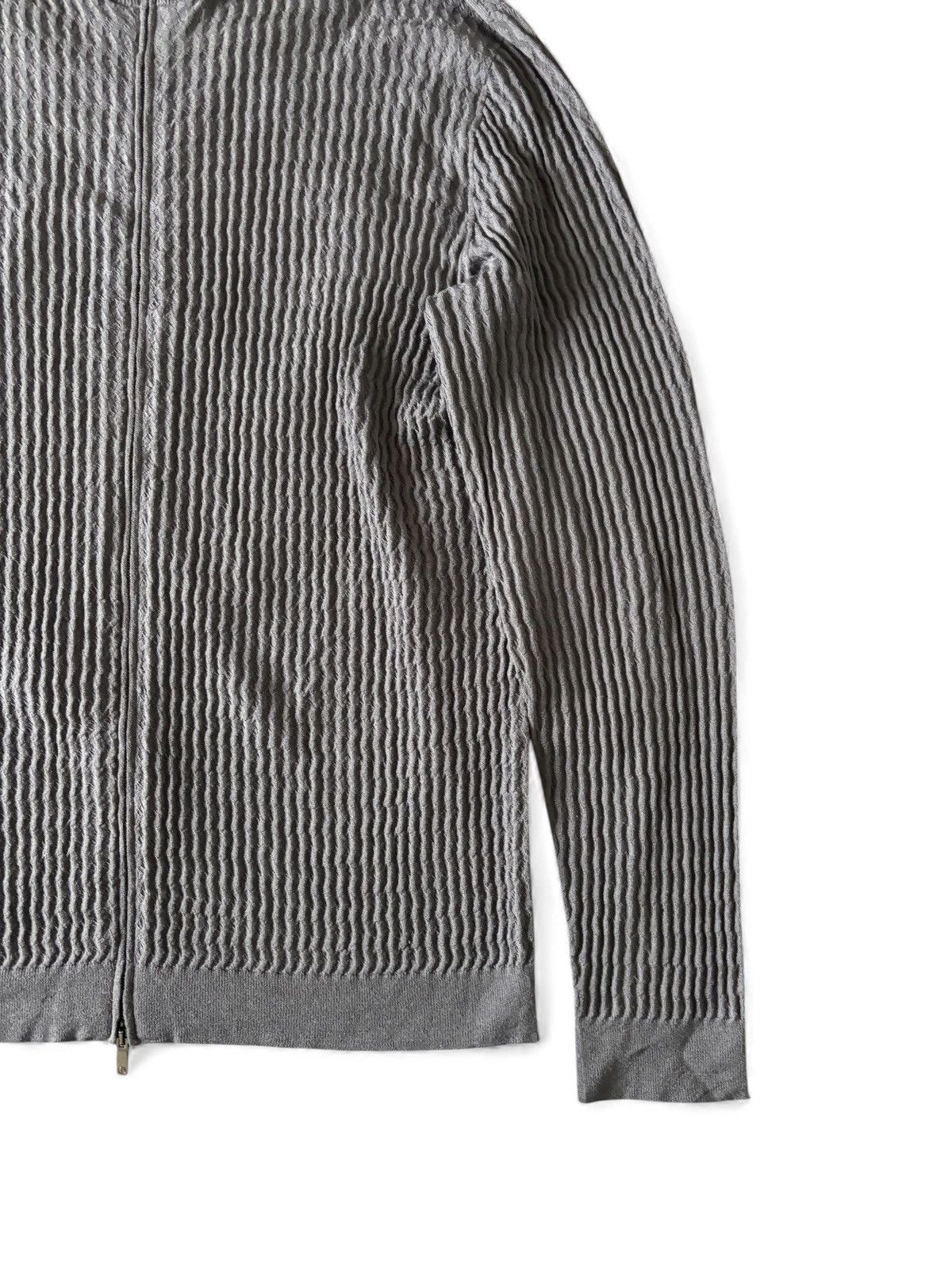 Giorgio Armani Giorgio Armani Knit Zip Sweater Size US XL / EU 56 / 4 - 4 Thumbnail
