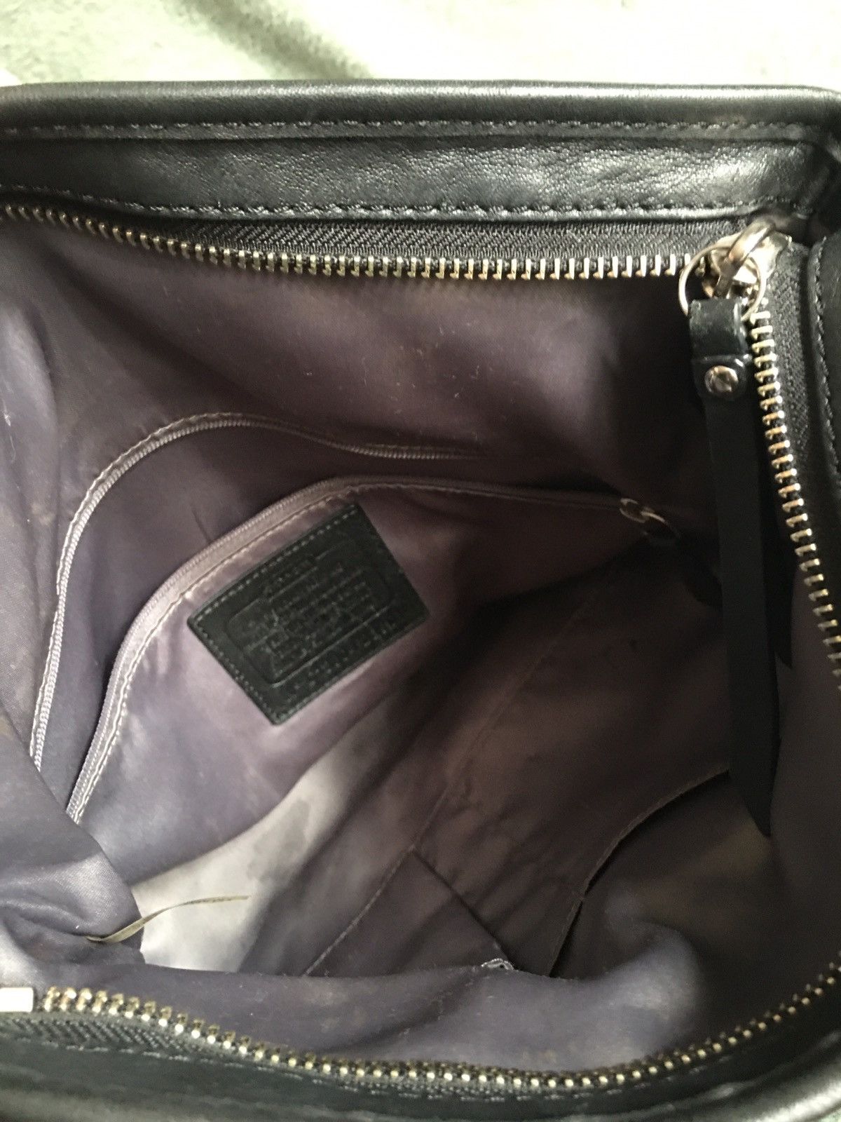 Coach COACH Daisy Mia Black Leather Handbag Shoulder Bag Size ONE SIZE - 11 Thumbnail