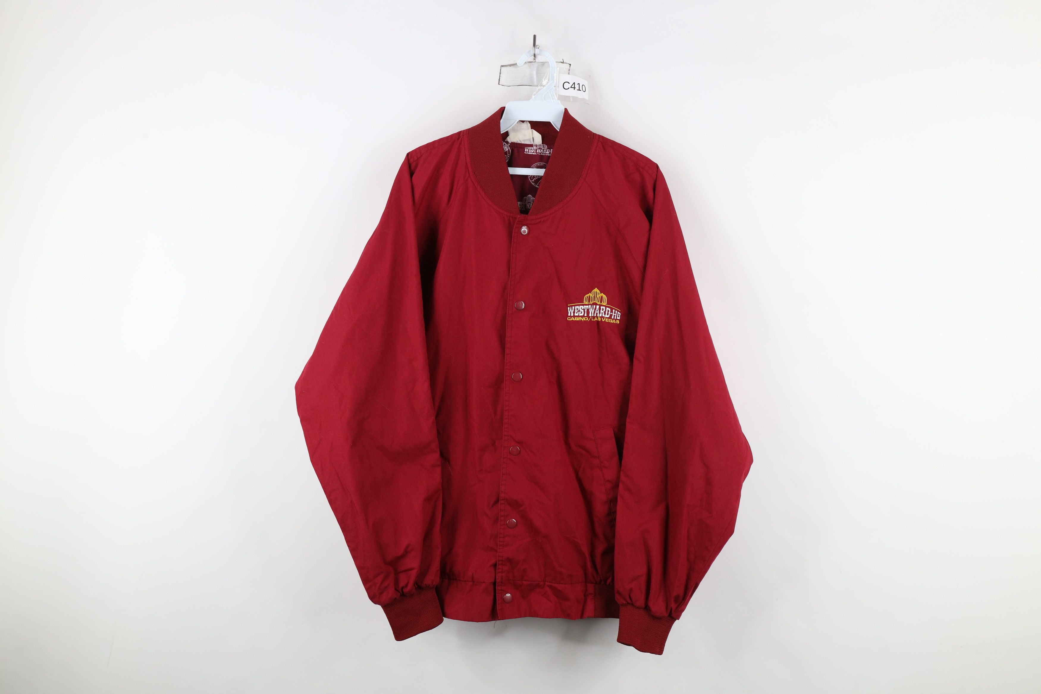 Vintage Vintage 90s Streetwear Westward Las Vegas Bomber Jacket Size US XL / EU 56 / 4 - 1 Thumbnail