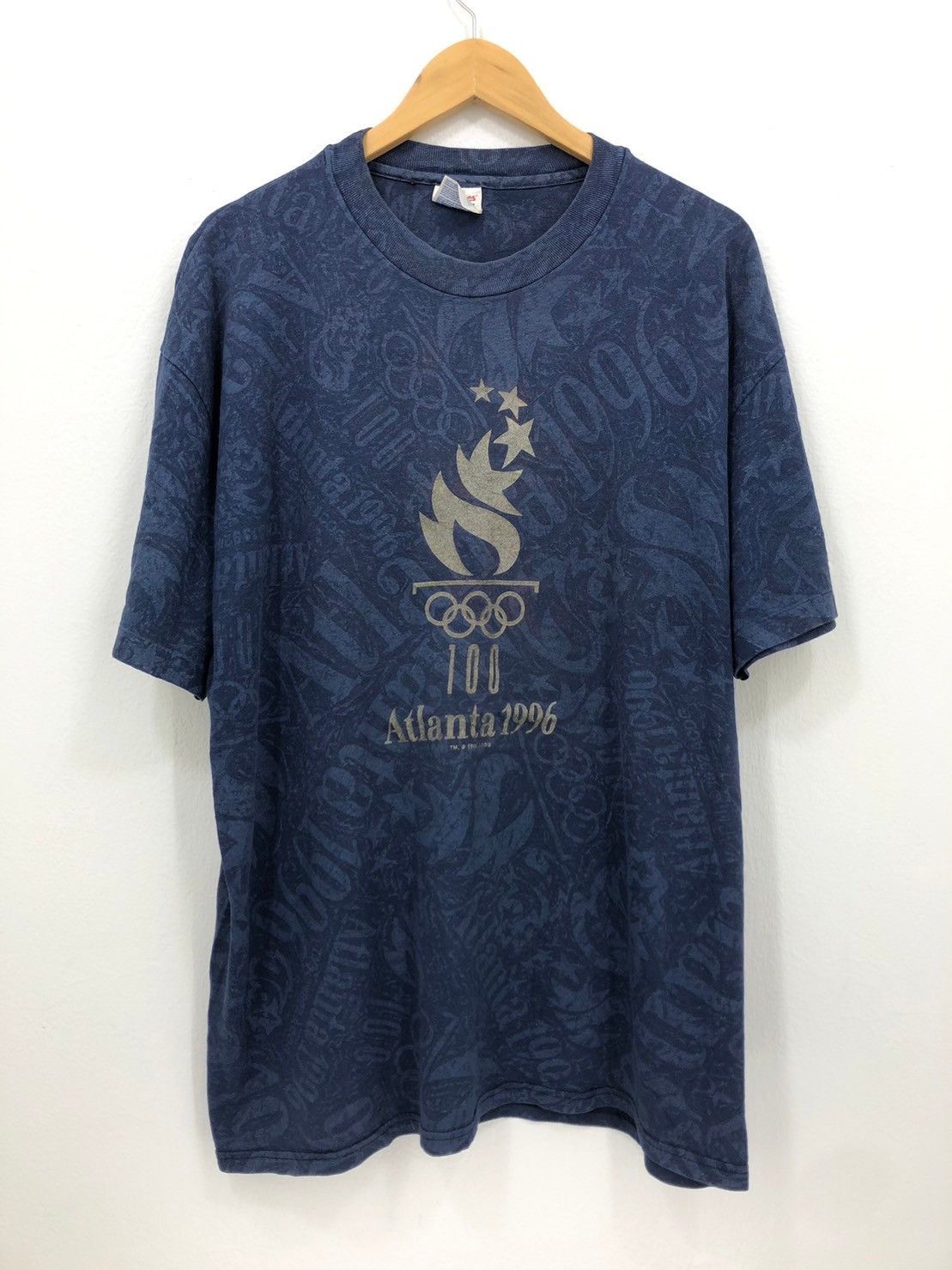 Vintage Vintage 1992's Olympic Atlanta 1996 shirt Over Print wts01 Size US XL / EU 56 / 4 - 2 Thumbnail