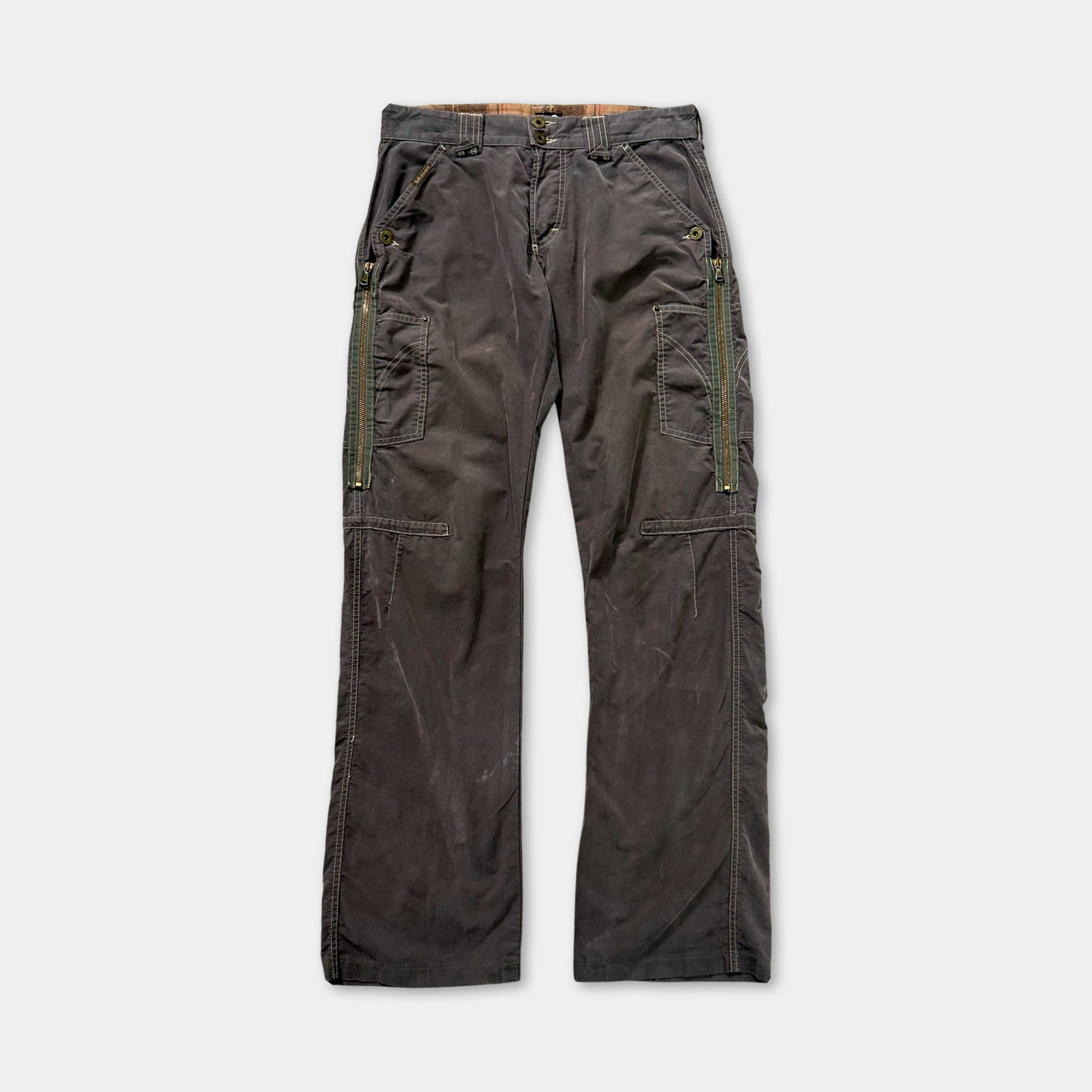 Dolce & Gabbana Dolce & Gabbana 2000s Brown Cargo Pants Size 28" / US 6 / IT 42 - 1 Thumbnail