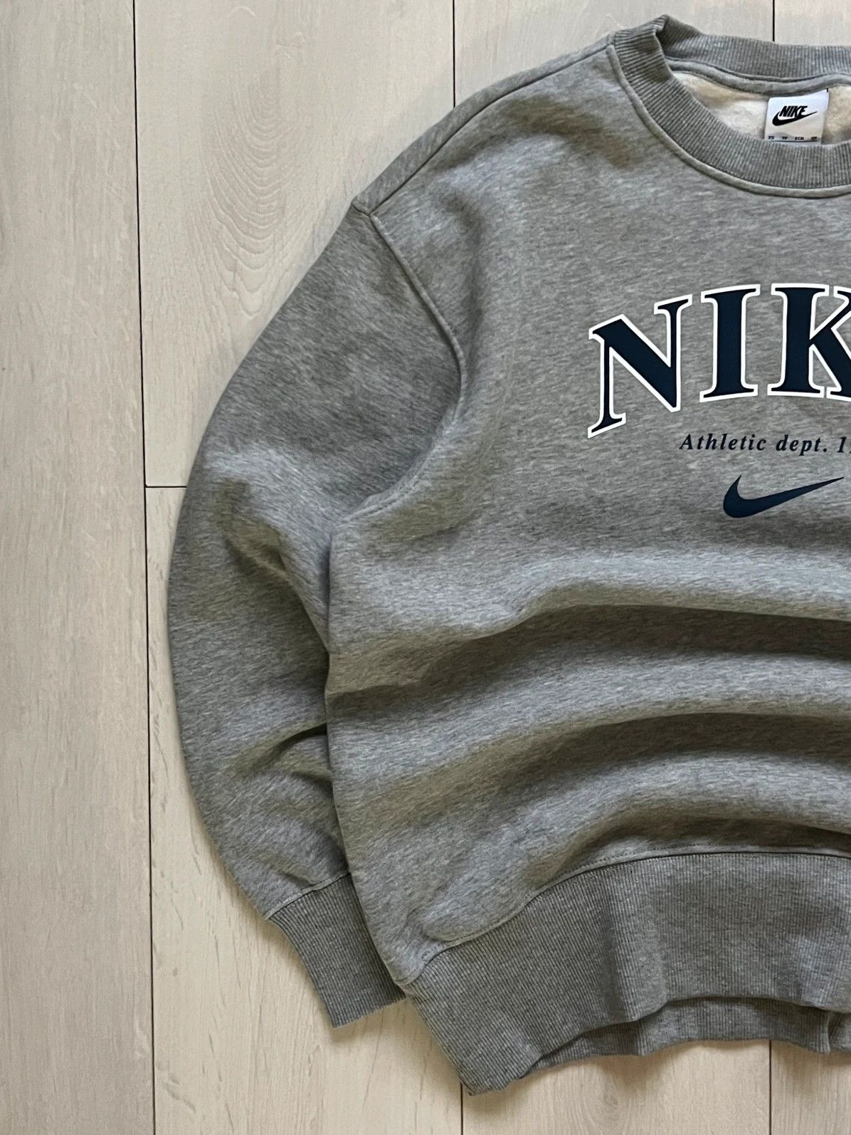 Nike Nike sweatshirt big logo spellout royal blue Xs Size XS / US 0-2 / IT 36-38 - 3 Thumbnail