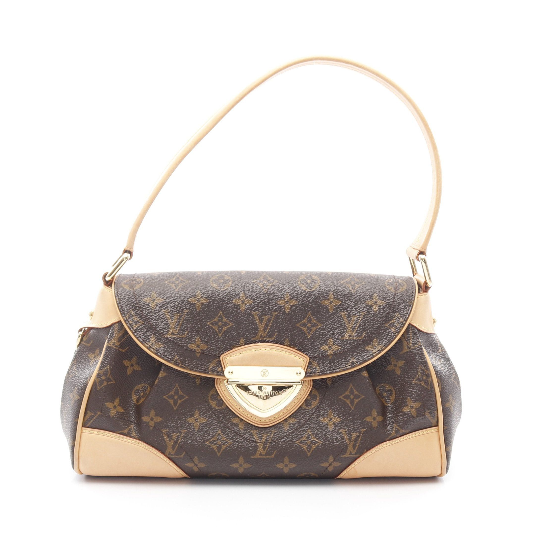 Louis Vuitton Louis Vuitton Beverly Mm Monogram Shoulder Bag Leather Brown Size ONE SIZE - 1 Thumbnail