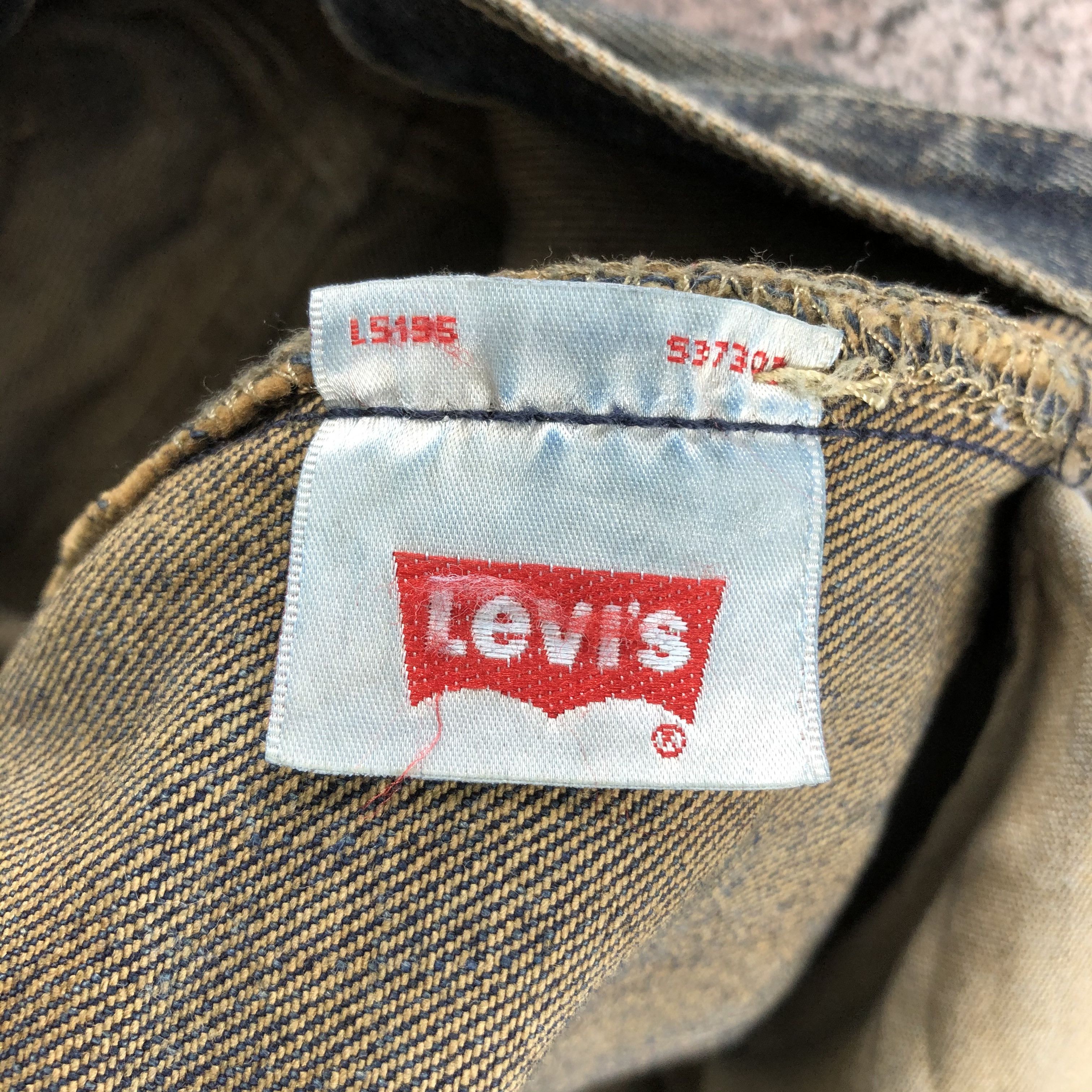 Levi's Vintage Levis 501 Jeans Rusty Blue Denim KJ723 Size US 31 - 12 Thumbnail