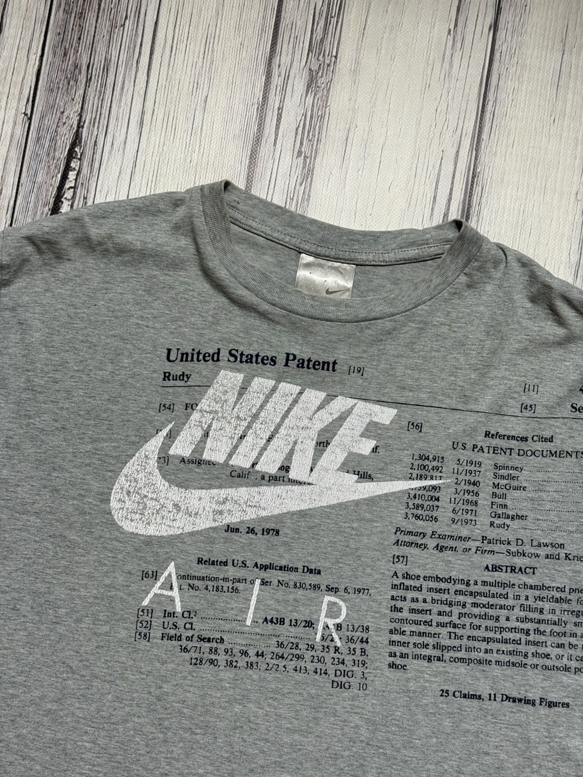 Nike Nike T-shirt original vintage gray size L Air Size US L / EU 52-54 / 3 - 2 Thumbnail