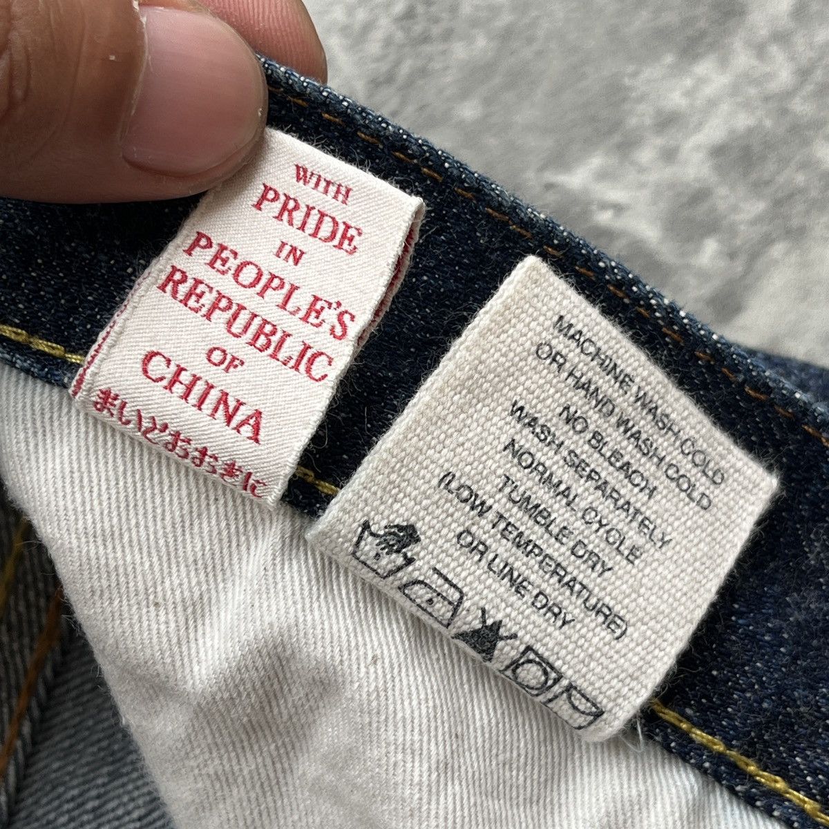 Evisu × Japanese Brand EVISU PARIS DAICOCK SELVEDGE JEANS Size US 32 / EU 48 - 7 Thumbnail