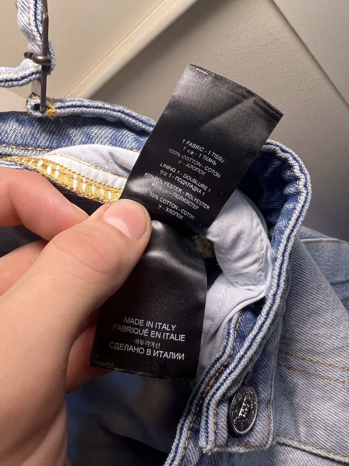 Vetements Vetements Blue & Black Runway Deconstructed Cargo Pants Size US 34 / EU 50 - 5 Thumbnail