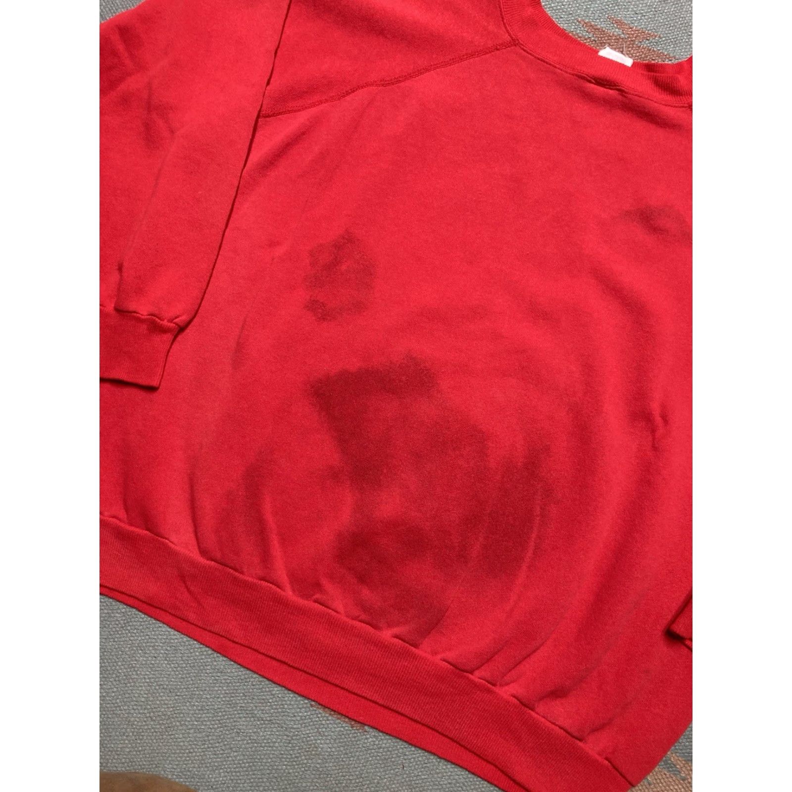 Vintage VINTAGE 80s Ohio State University Buckeyes USA Made XXL Sweatshirt Crewneck Red Mens Size US XXL / EU 58 / 5 - 7 Thumbnail