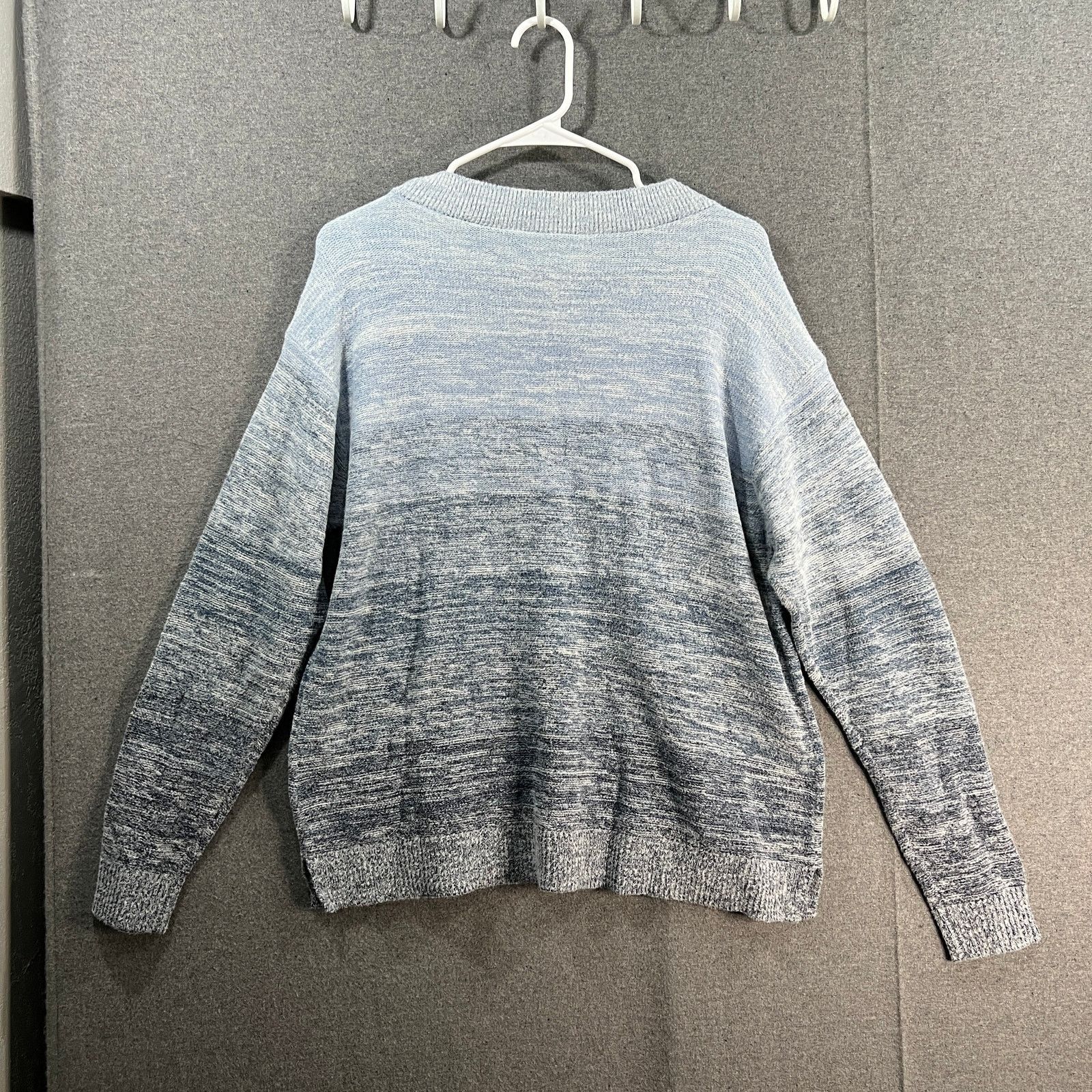Other Encore by Idina Menzel Relaxed V-Neck Sweater Blue Size S / US 4 / IT 40 - 2 Thumbnail