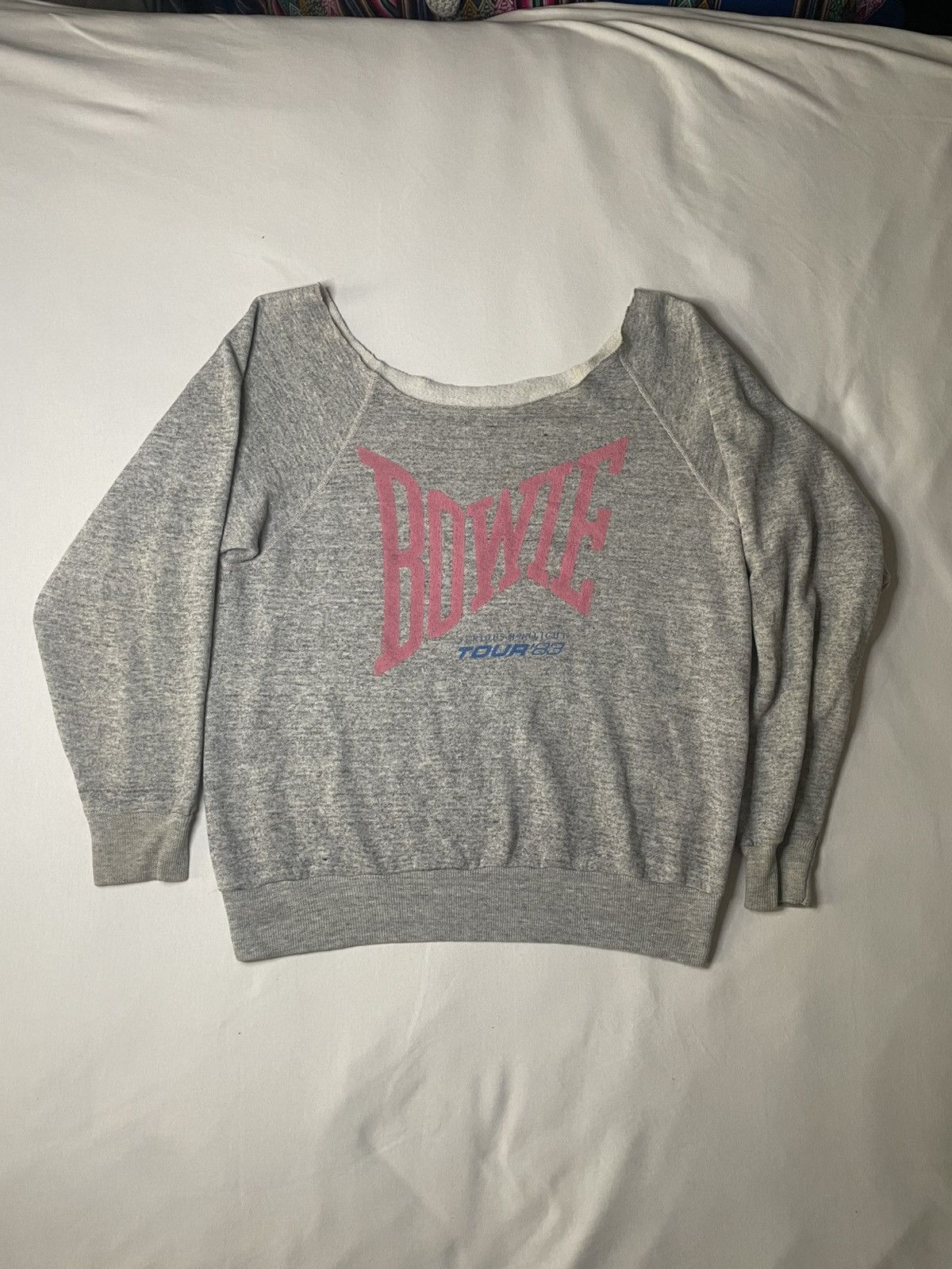 Other Vintage David Bowie Sweatshirt – Serious Moonlight Tour 1983 Size S / US 4 / IT 40 - 3 Thumbnail