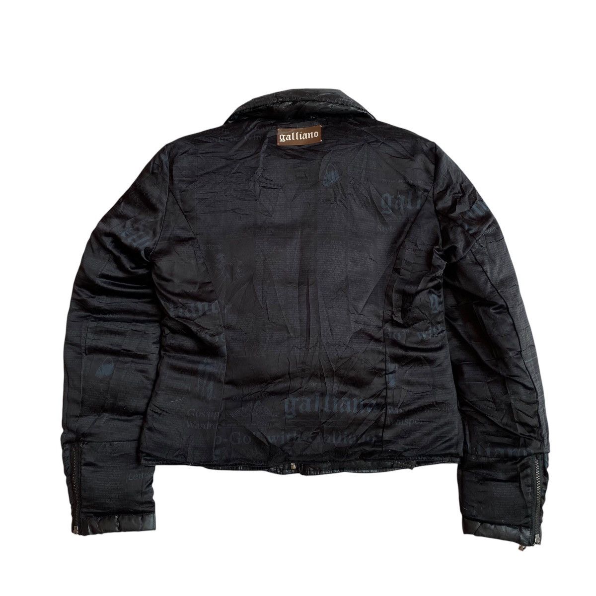 John Galliano Galliano Bikers Puffer Down Jacket Size US S / EU 44-46 / 1 - 9 Thumbnail