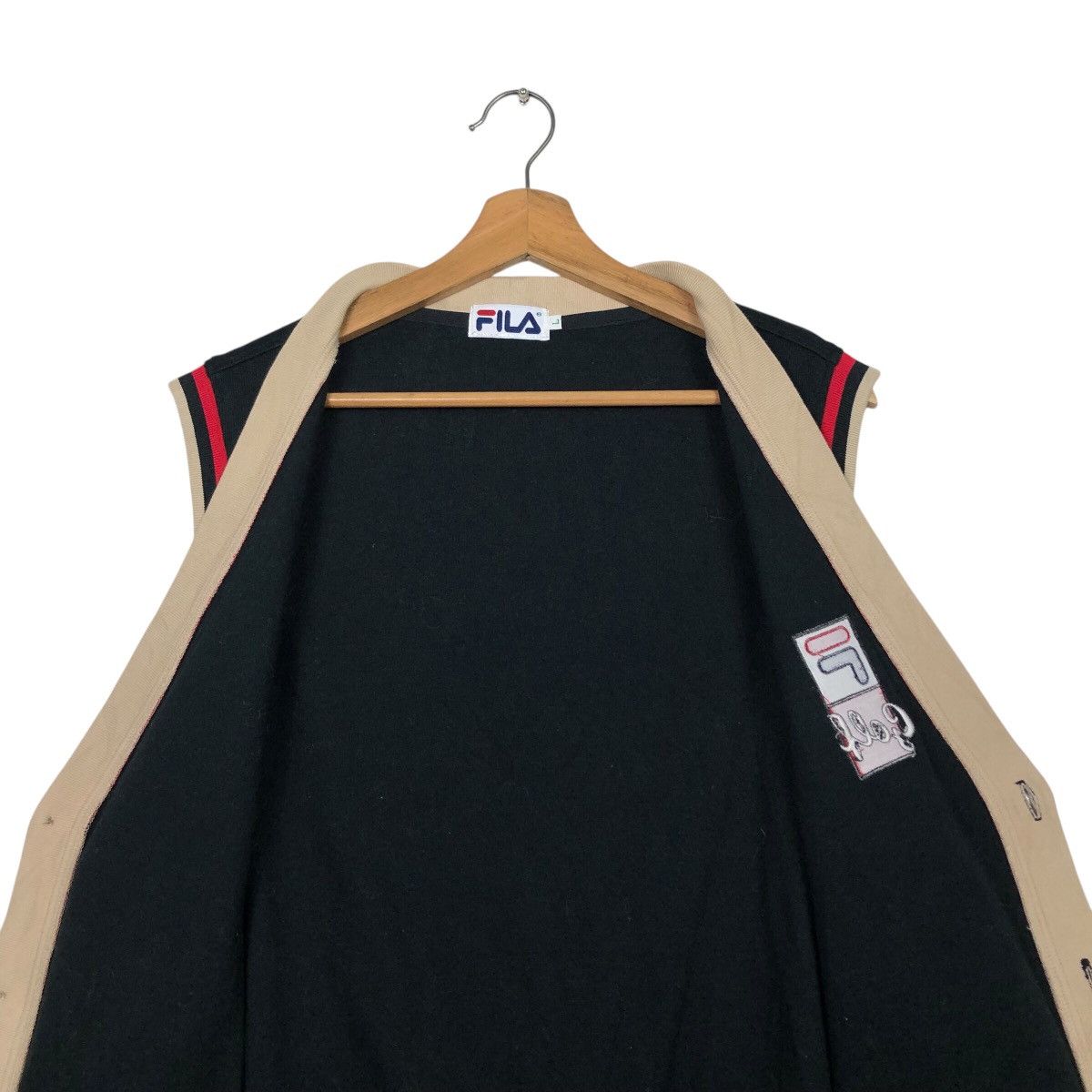 Fila × Japanese Brand 📌Vintage Vest Tank Top Fila Golf Big Logo Size US L / EU 52-54 / 3 - 15 Thumbnail