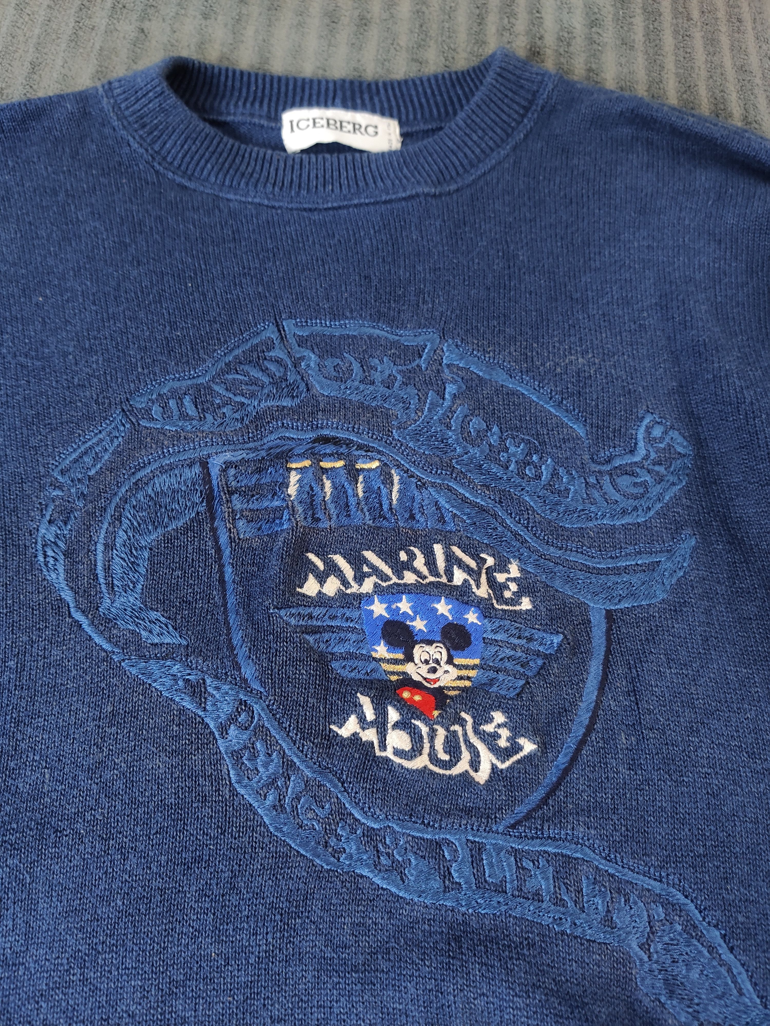 Iceberg Vintage Iceberg Disney Mickey Mouse Sweater 1991 Gilmar Size US M / EU 48-50 / 2 - 3 Thumbnail