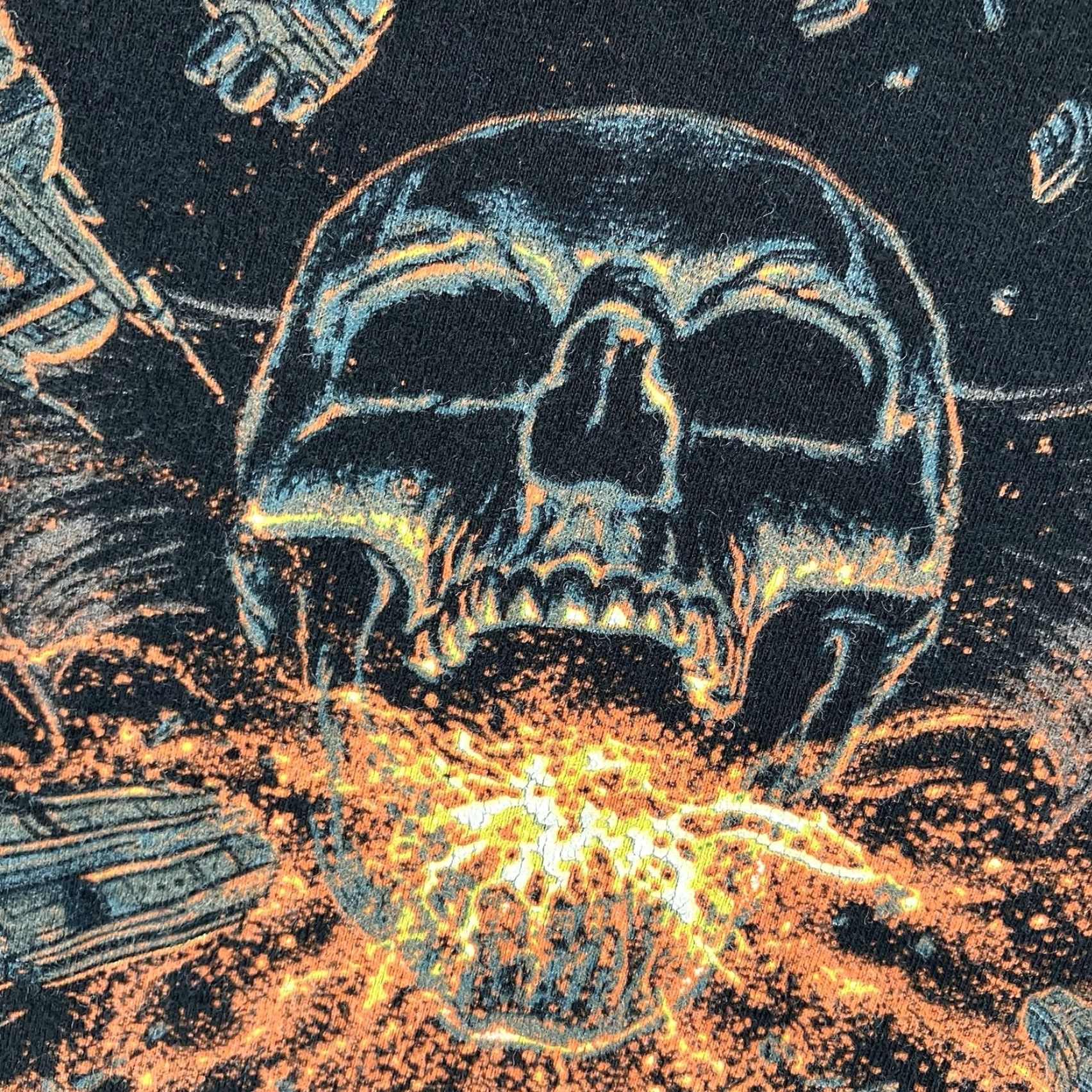 Vintage Avenge Sevenfold T Shirt Mens Large Black All Cotton Spaceship Graphic Size US L / EU 52-54 / 3 - 4 Thumbnail