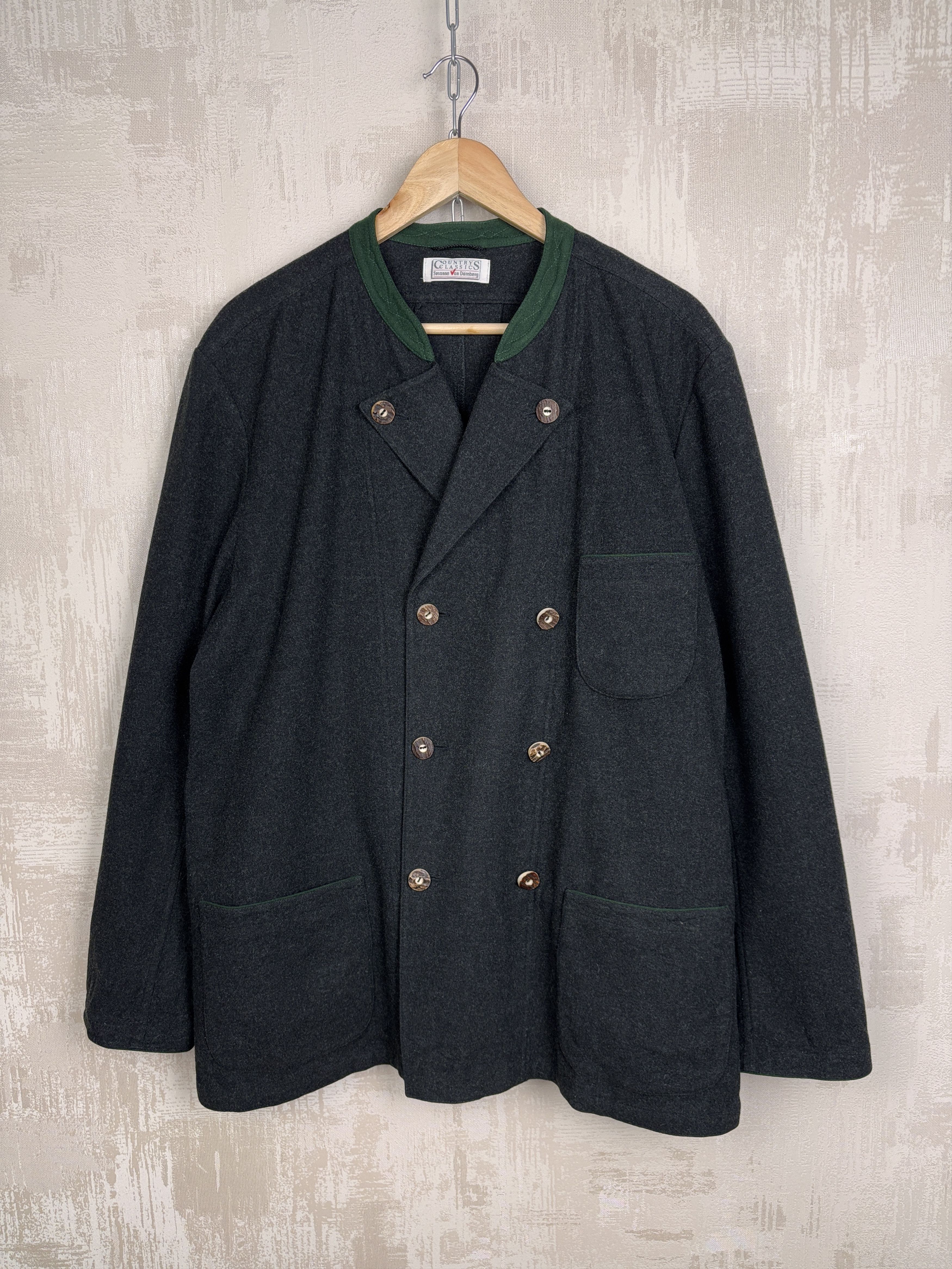 Vintage Susanne Von Dornberg Country Classics Double Breasted Blazer Size US L / EU 52-54 / 3 - 19 Thumbnail