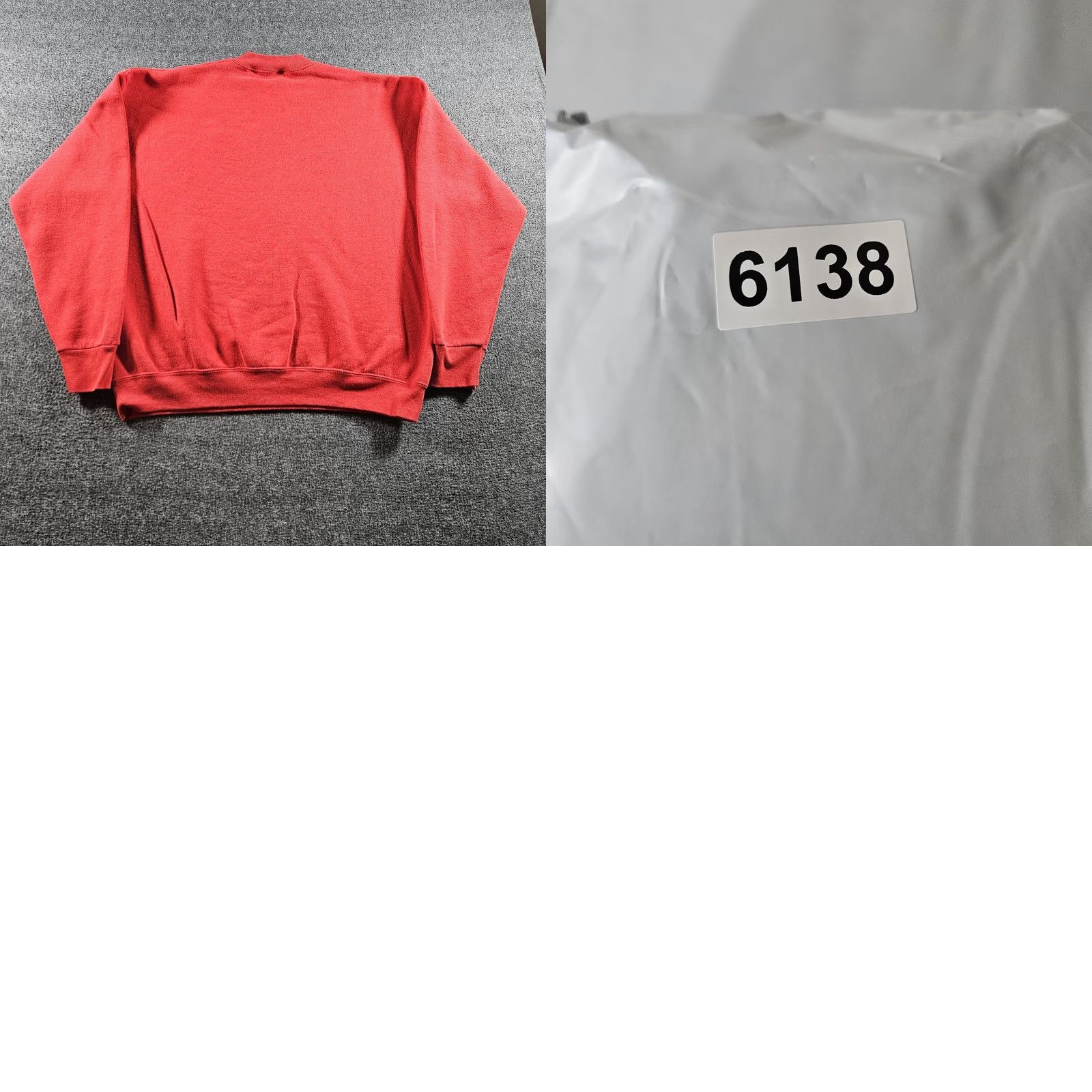 Fruit Of The Loom VINTAGE Fruit Of The Loom Sweatshirt Mens XL Red Archie Goodwin Book Quote 90s Size US XL / EU 56 / 4 - 8 Thumbnail