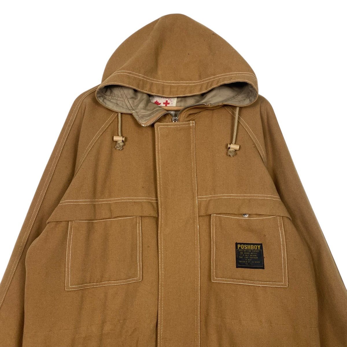Japanese Brand × Vintage Posh boy parka hoodie jacket Size US M / EU 48-50 / 2 - 2 Thumbnail