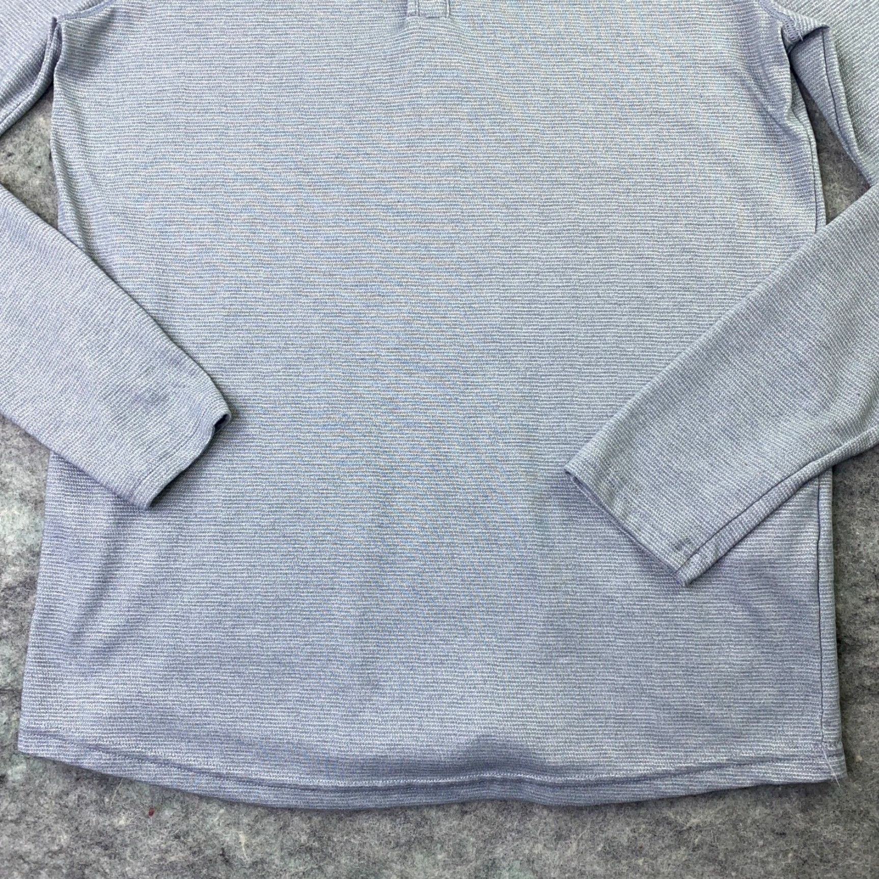 Under Armour Under Armour Shirt Mens Small Grey Threadborne Henley Headgear Long Sleeves Size US S / EU 44-46 / 1 - 2 Thumbnail