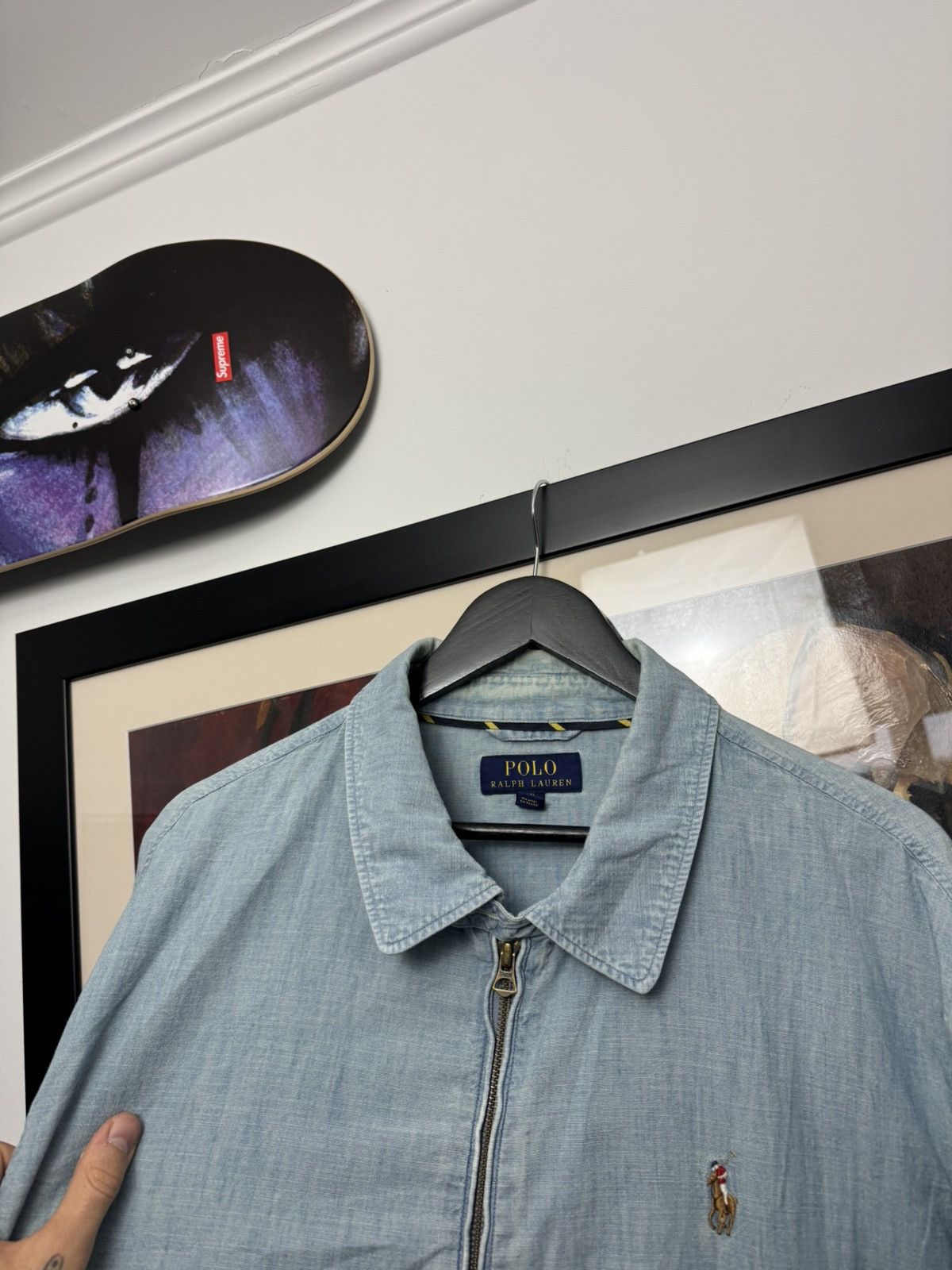 Ralph Lauren Polo Ralph Lauren Blue Jeans Light Jacket Casual Denim Rare Size US XXL / EU 58 / 5 - 3 Thumbnail
