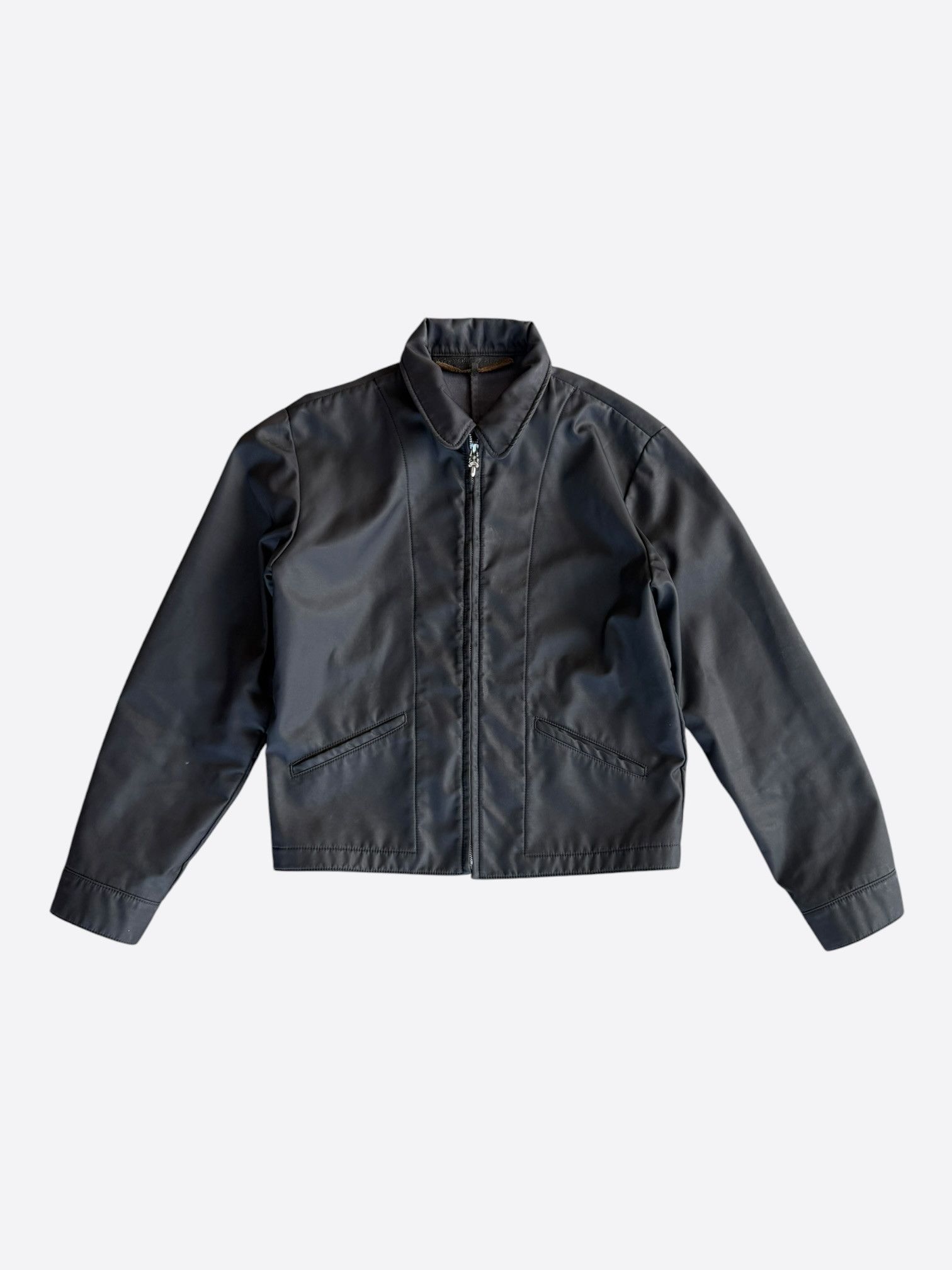 Chrome Hearts Black Cemetery Cross Patch Nylon Trucker Jacket Size US M / EU 48-50 / 2 - 2 Thumbnail