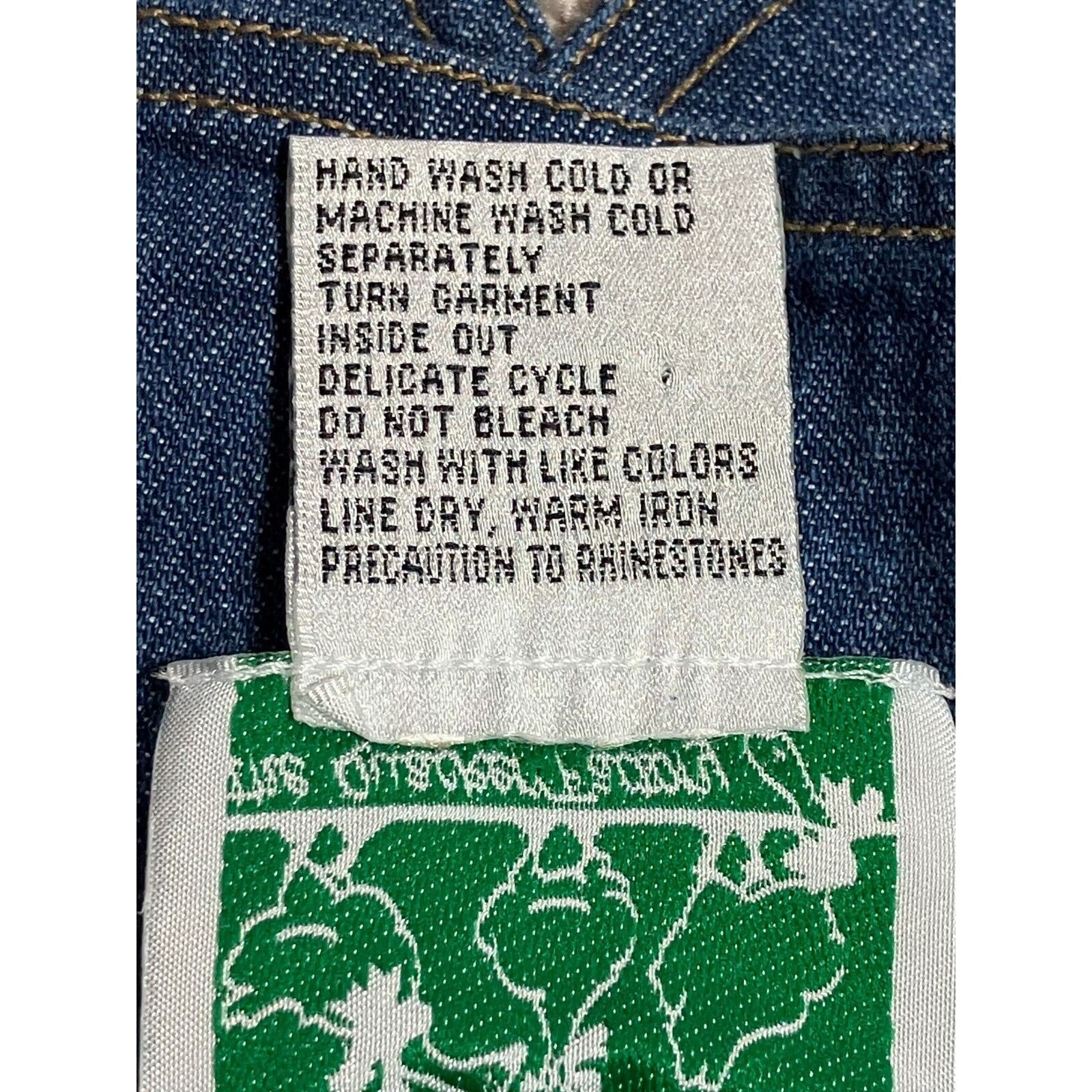Other Vintage Quacker Factory Denim Christmas Vest L Noahs Ark Size L / US 10 / IT 46 - 4 Thumbnail