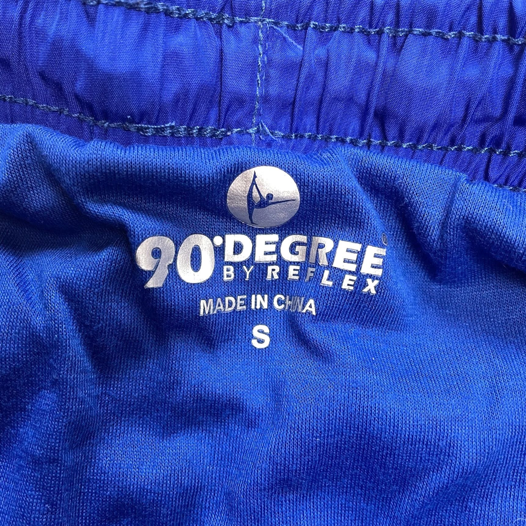 Vintage 90 Degree by Reflex Running Shorts Womens Small Blue Elastic Waist Lightweight Size 28" / US 6 / IT 42 - 6 Thumbnail