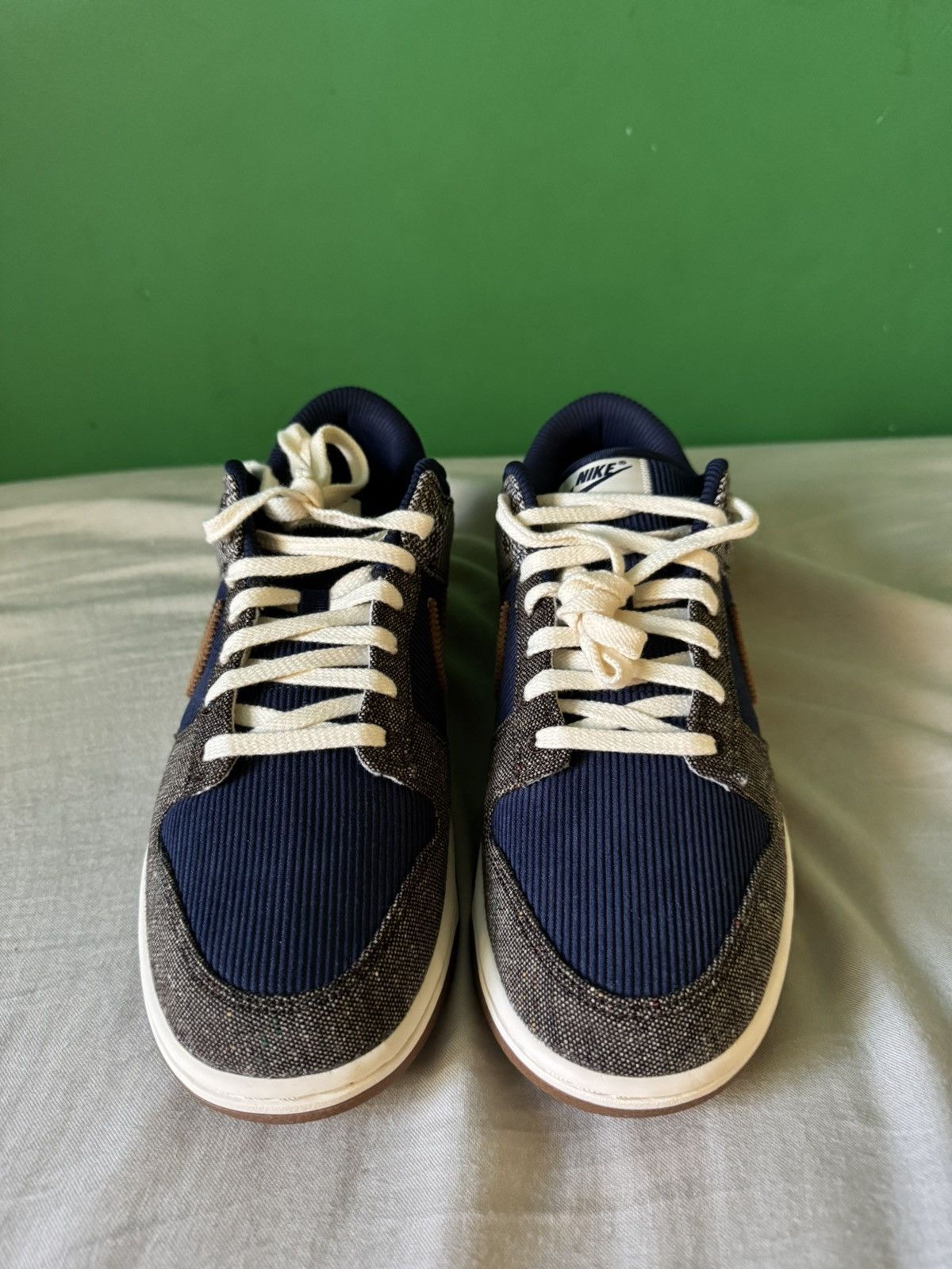 Nike Nike dunk low tweed corduroy 2023 Size US 9.5 / EU 42-43 - 4 Thumbnail