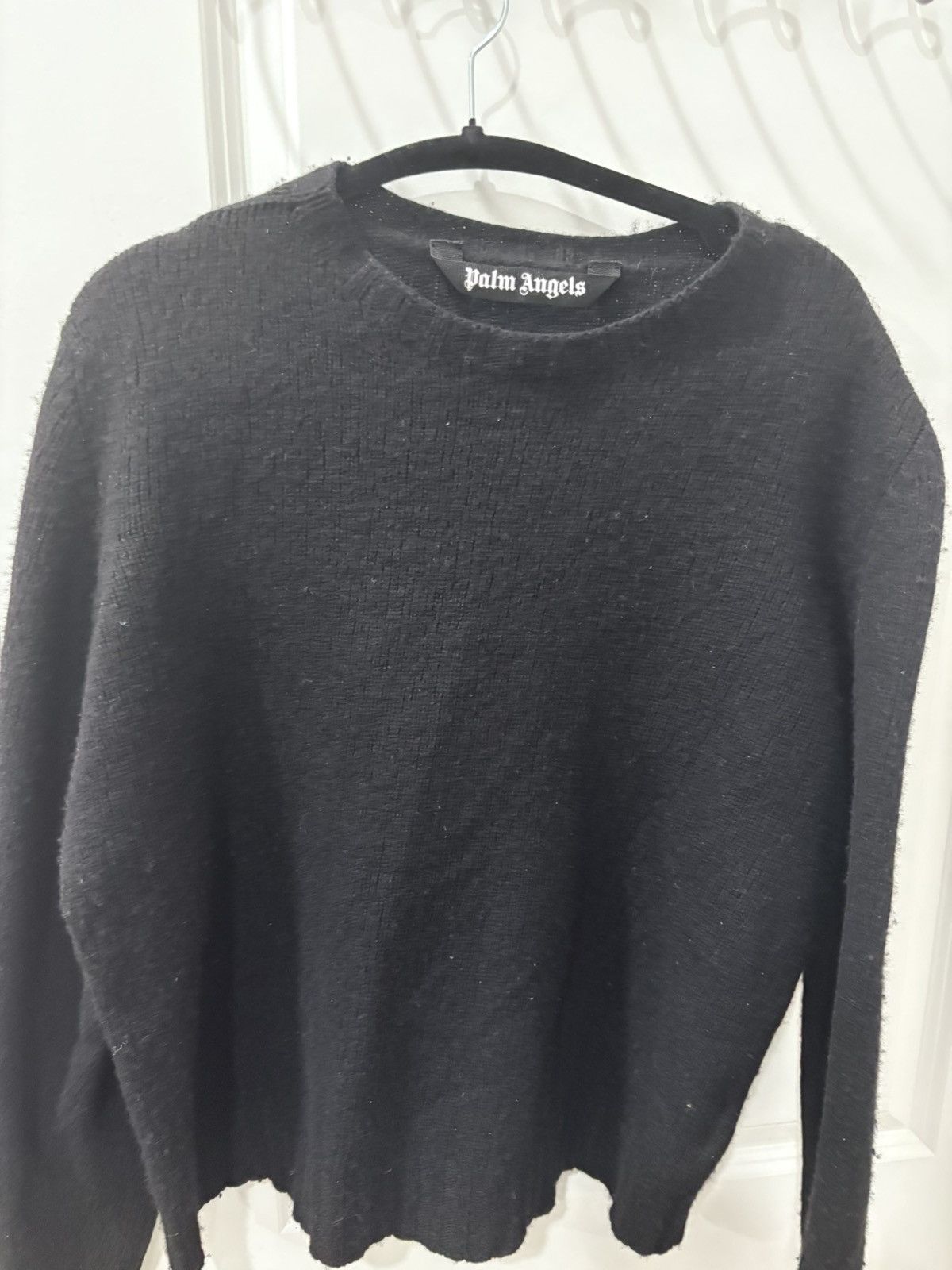Palm Angels Palm Angles Logo Intarsia Knitted Jumper Size US L / EU 52-54 / 3 - 1 Thumbnail