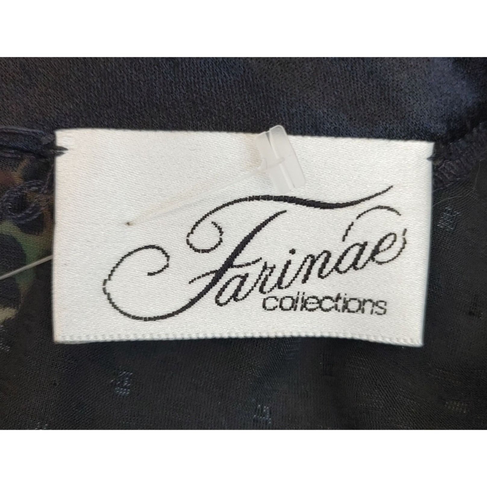 Other Farinae Collection Sheer Black Dotted Top Size 12 Size XL / US 12-14 / IT 48-50 - 3 Thumbnail