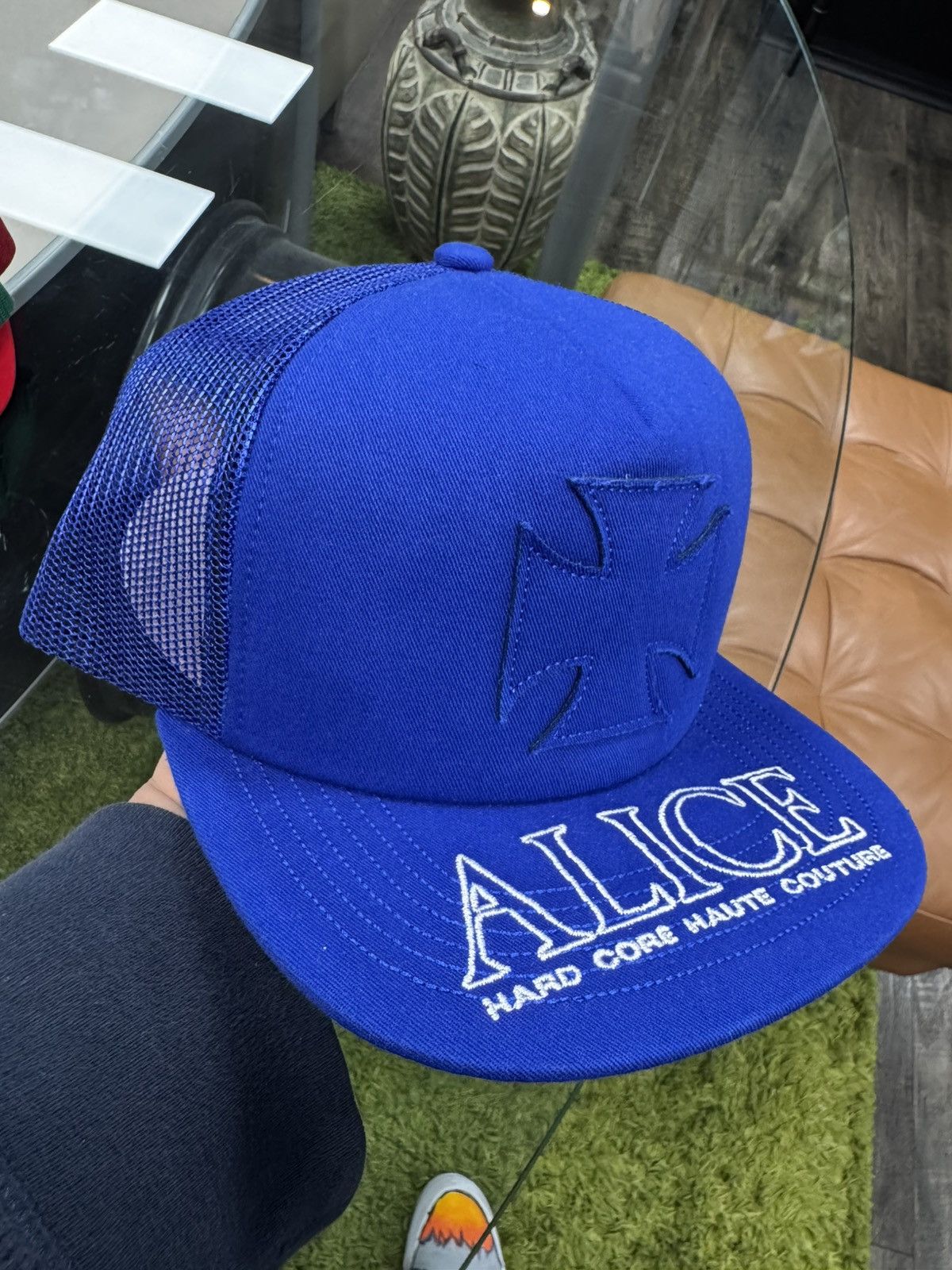 Alice Hollywood Alice Hollywood Haute Couture Trucker “Blue” Size ONE SIZE - 2 Thumbnail