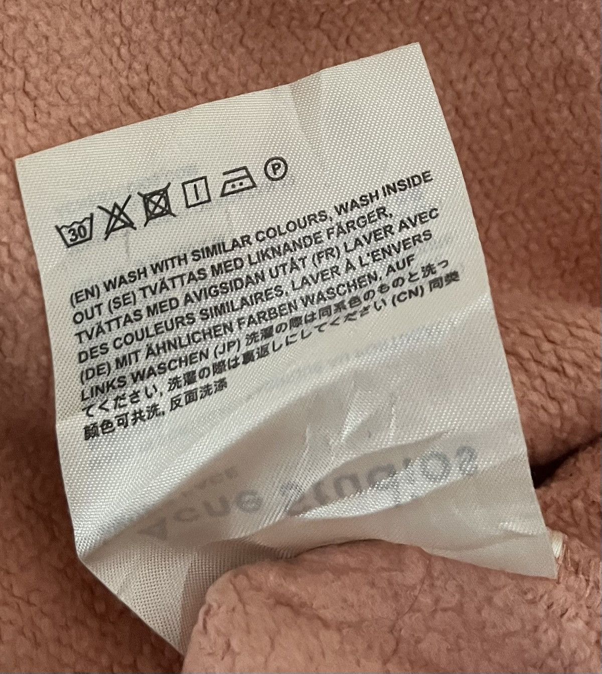 Acne Studios Acne studios face oversized light pink peach hoodie Size US M / EU 48-50 / 2 - 4 Thumbnail