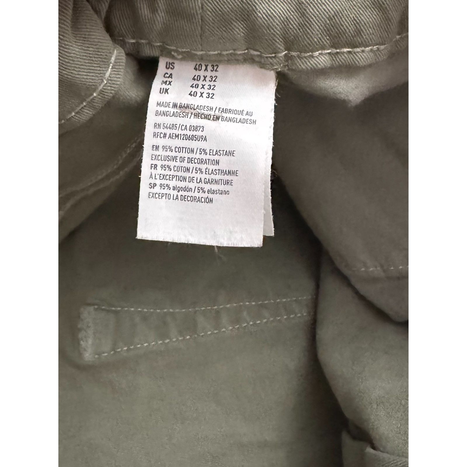 American Eagle Outfitters American Eagle Outfitters men's slim chino pants 40 X 32 ext Size US 40 / EU 56 - 4 Thumbnail