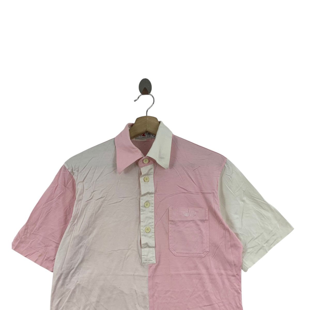 Vintage Vintage 90’ HONMA GOLF COLLECTION Pink Polo Tee Shirt Top Size M / US 6-8 / IT 42-44 - 2 Thumbnail
