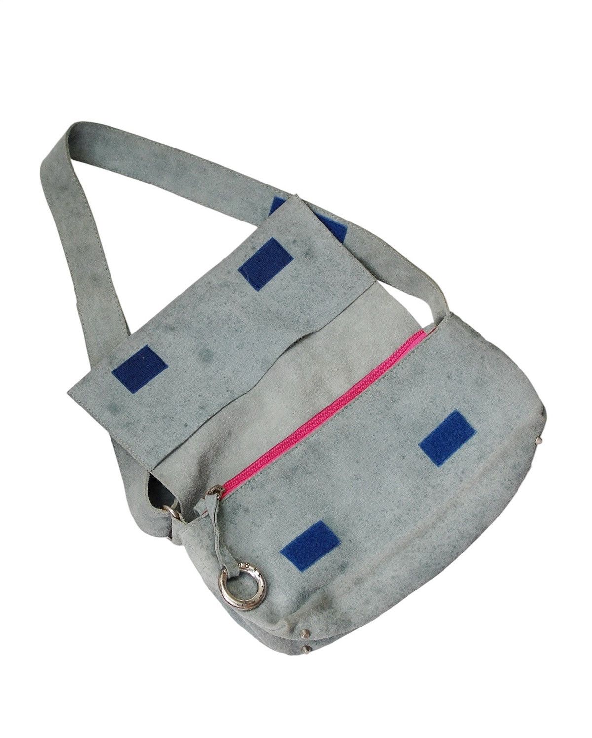 Designer 2000S SEQUOIA PARIS SUEDE SHOULDER BAG - MINT GREEN Size ONE SIZE - 9 Thumbnail
