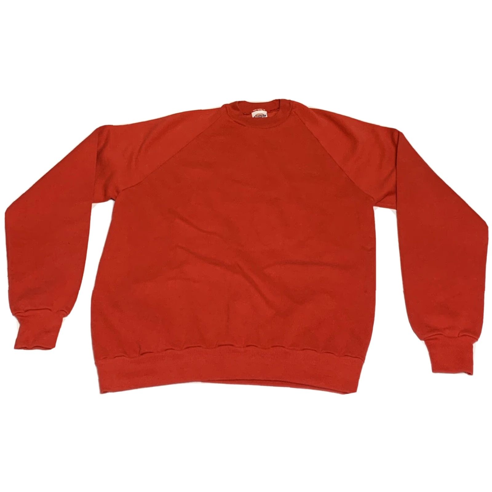 Dickies VINTAGE Dickies Mens M/L Red Blank Crewneck Sweatshirt USA 50/50 Crewneck Sweatshirt Red 1990s Mens Size US M / EU 48-50 / 2 - 2 Thumbnail