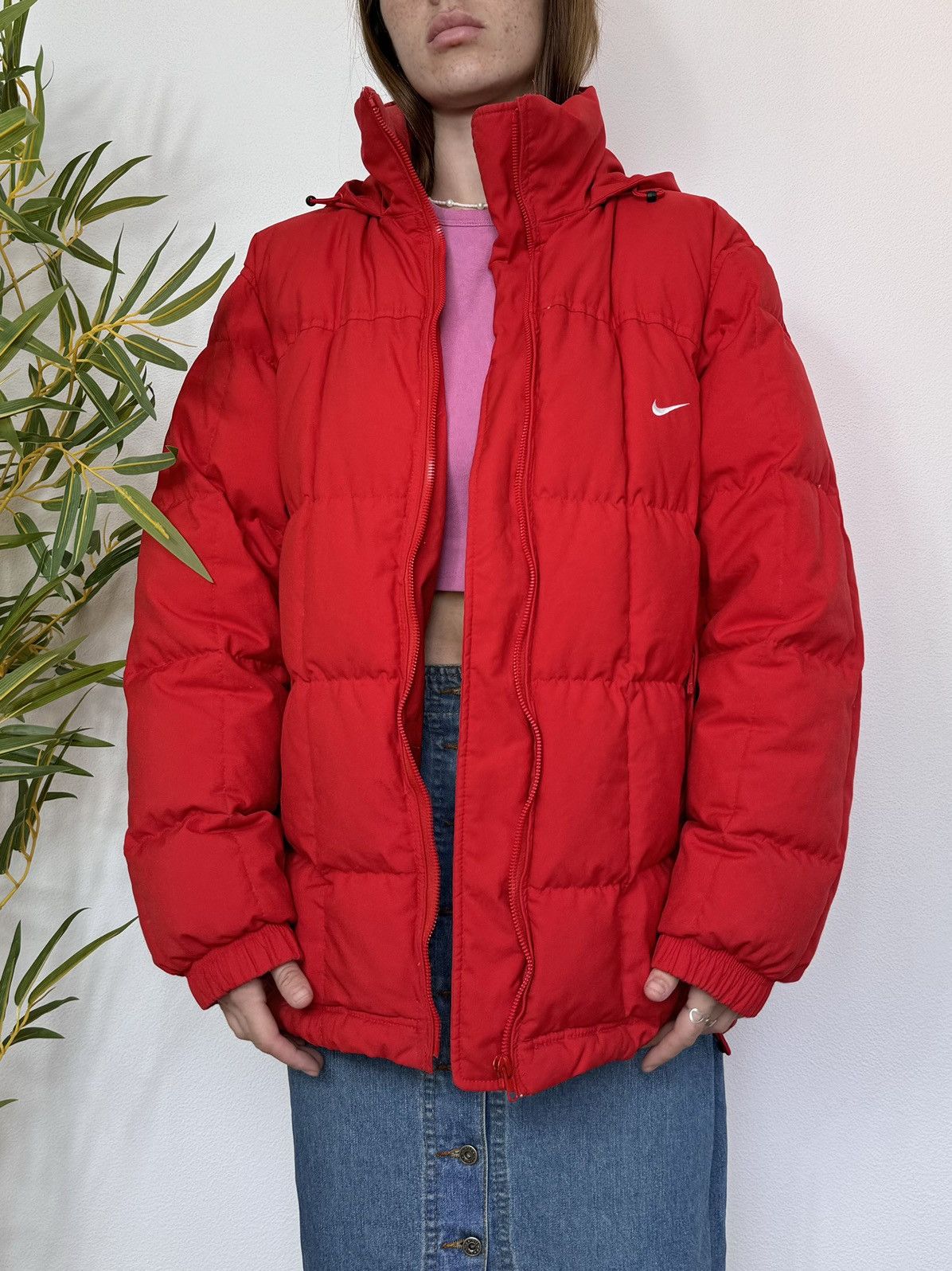 Nike VINTAGE NIKE 2000s WAFFLE STYLE DOWN PUFFER JACKET Size US M / EU 48-50 / 2 - 3 Thumbnail