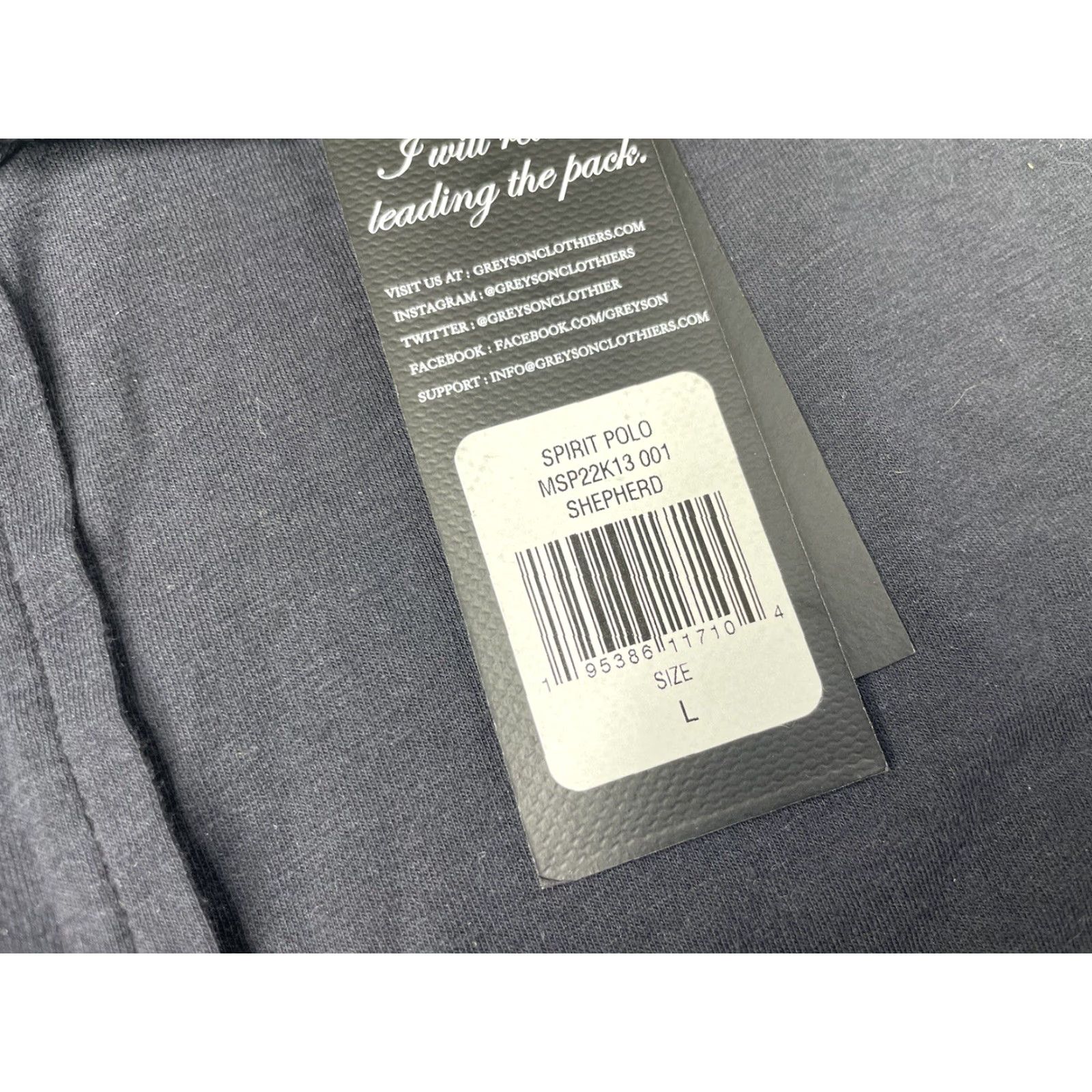 Vintage GREYSON Polo Shirt Spirit L Mens Grey Golf Tennis NWT The Match Capital One Size US L / EU 52-54 / 3 - 3 Thumbnail
