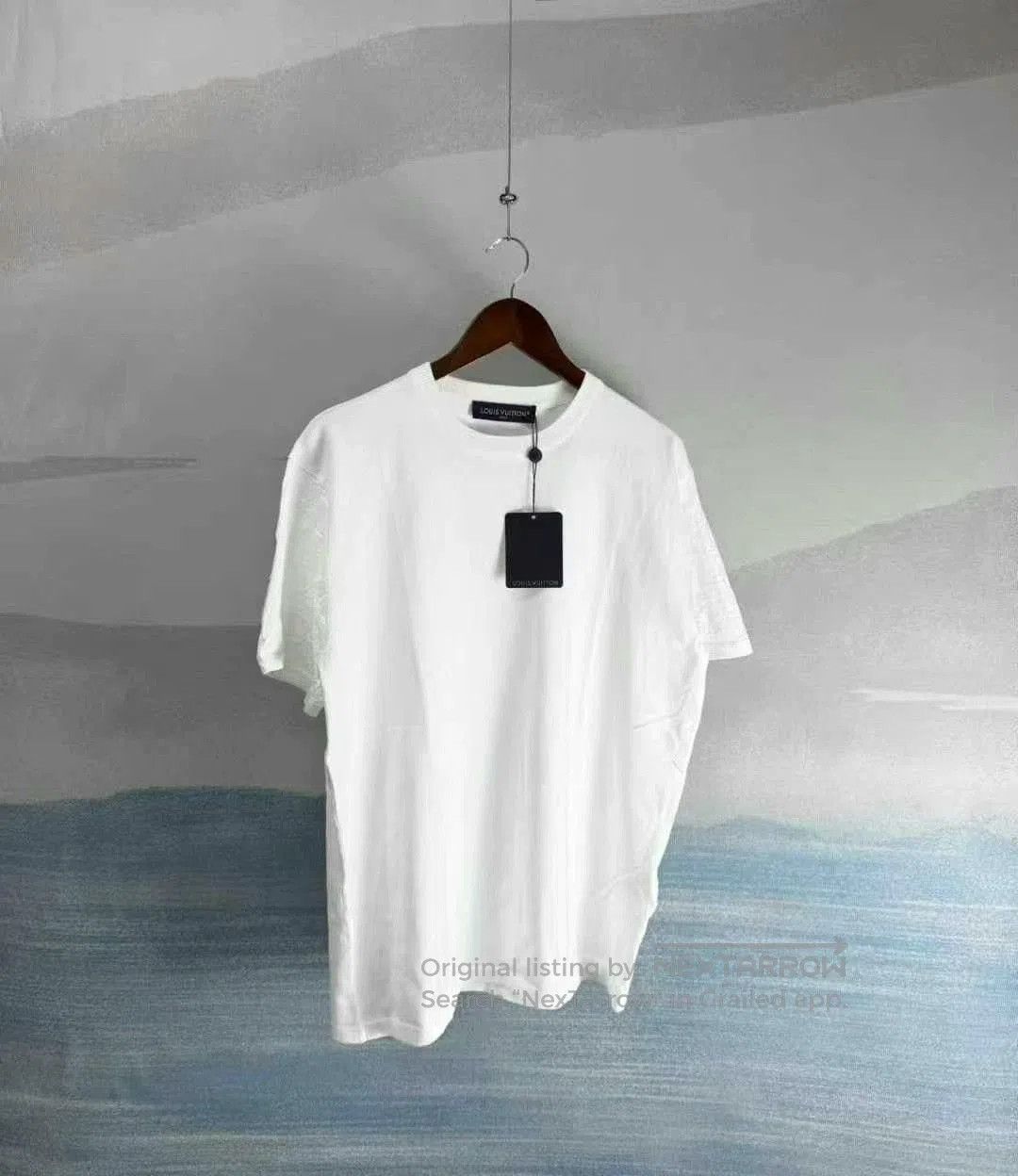 Louis Vuitton Louis Vuitton White Printed Short Sleeve T. Size US L / EU 52-54 / 3 - 1 Thumbnail