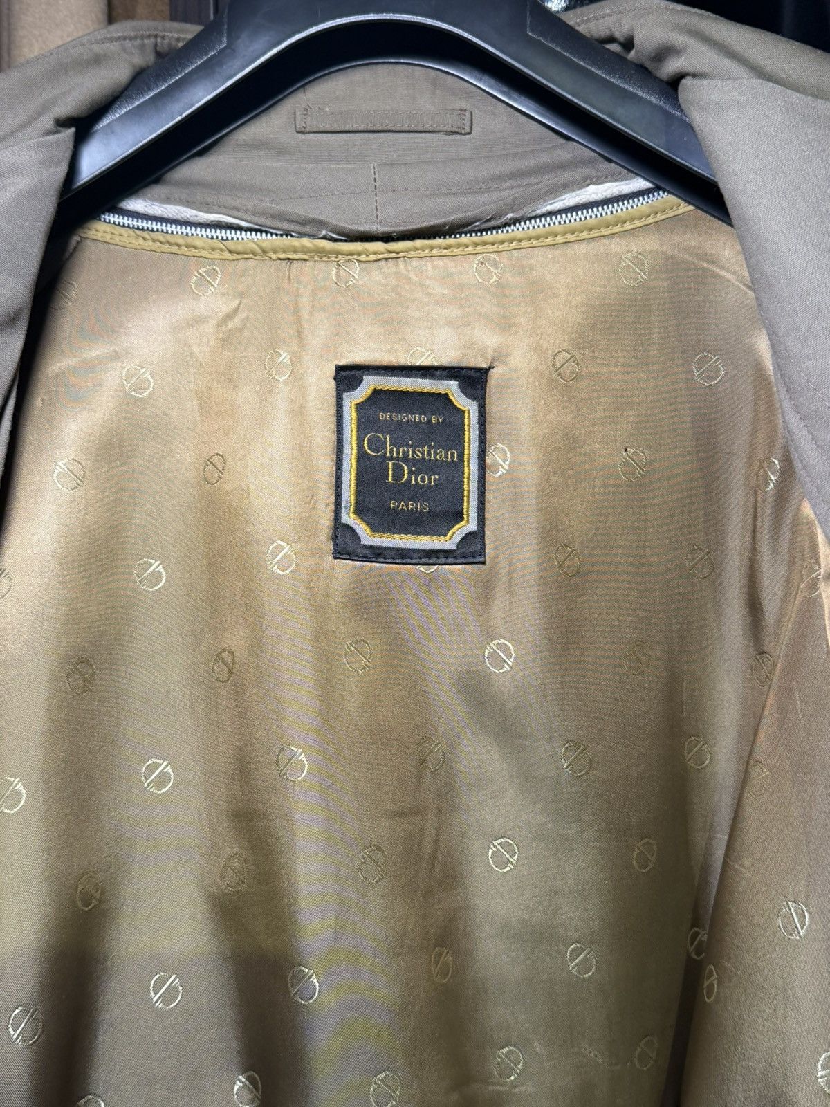 Dior Christian Dior Vintage Trench Coat - Khaki Size US L / EU 52-54 / 3 - 7 Thumbnail