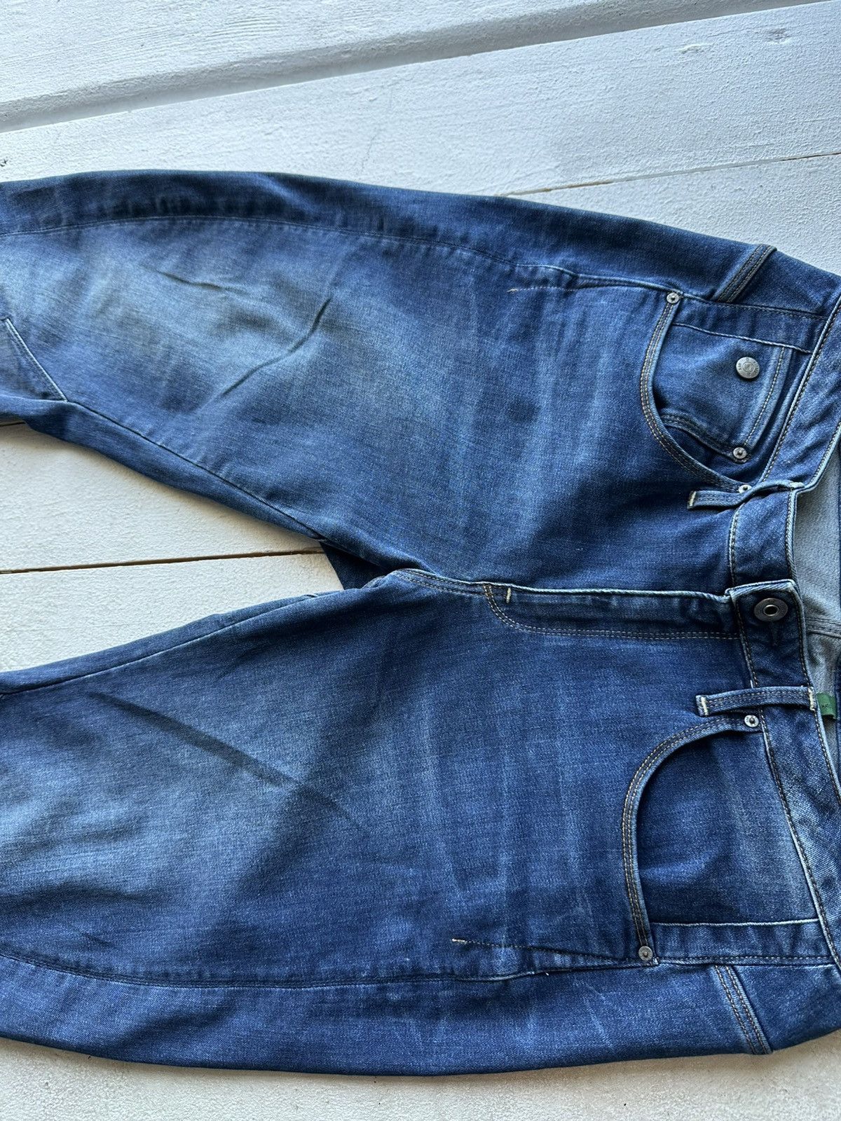 G-Star 🚨PUNK G STAR OPIUM 96 BLUE MENS JEANS Y2k BIKER Size US 28 / EU 44 - 6 Thumbnail