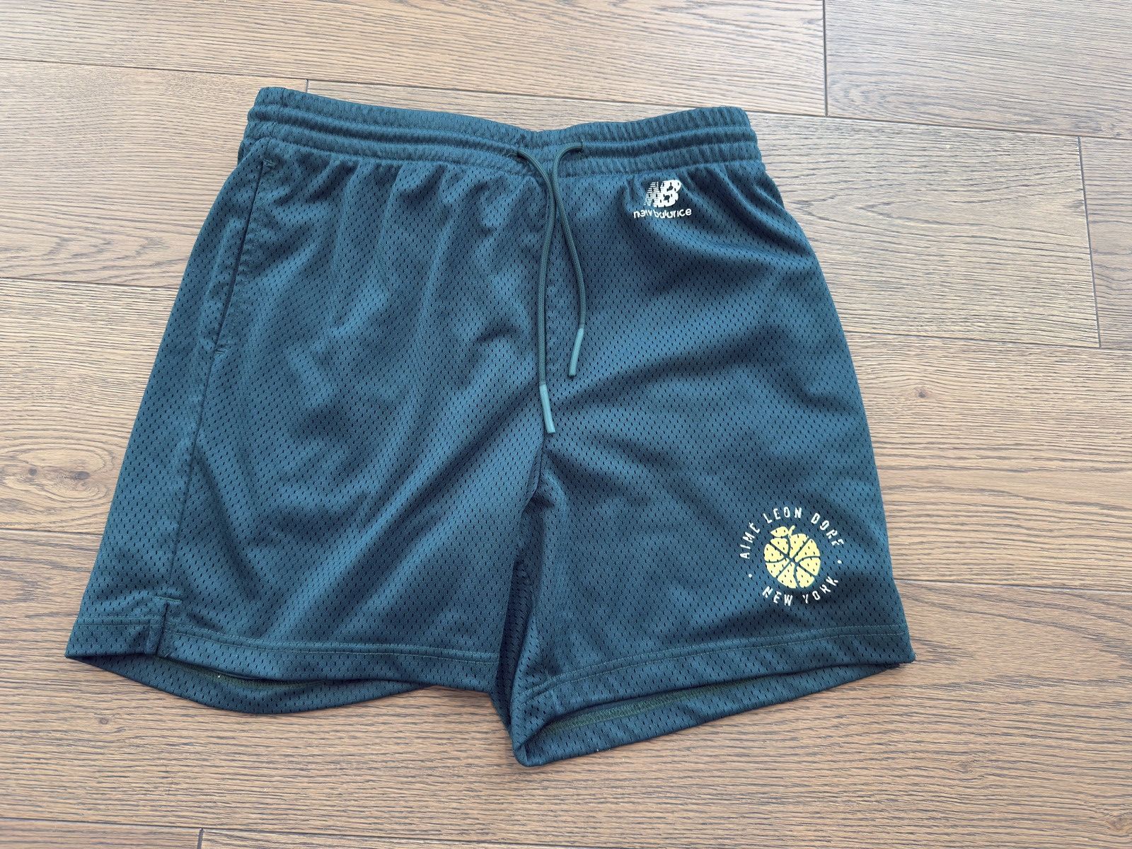 New Balance x Aime Leon Dore Basketball Shorts Forest Green