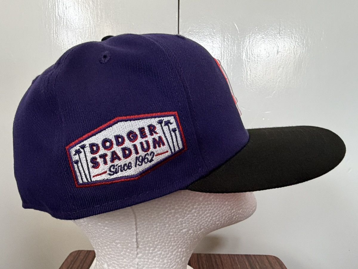 New Era NEW ERA 59FIFTY LOS ANGELES DODGERS CAP STADIUM 1962 PURPLE Size ONE SIZE - 4 Thumbnail