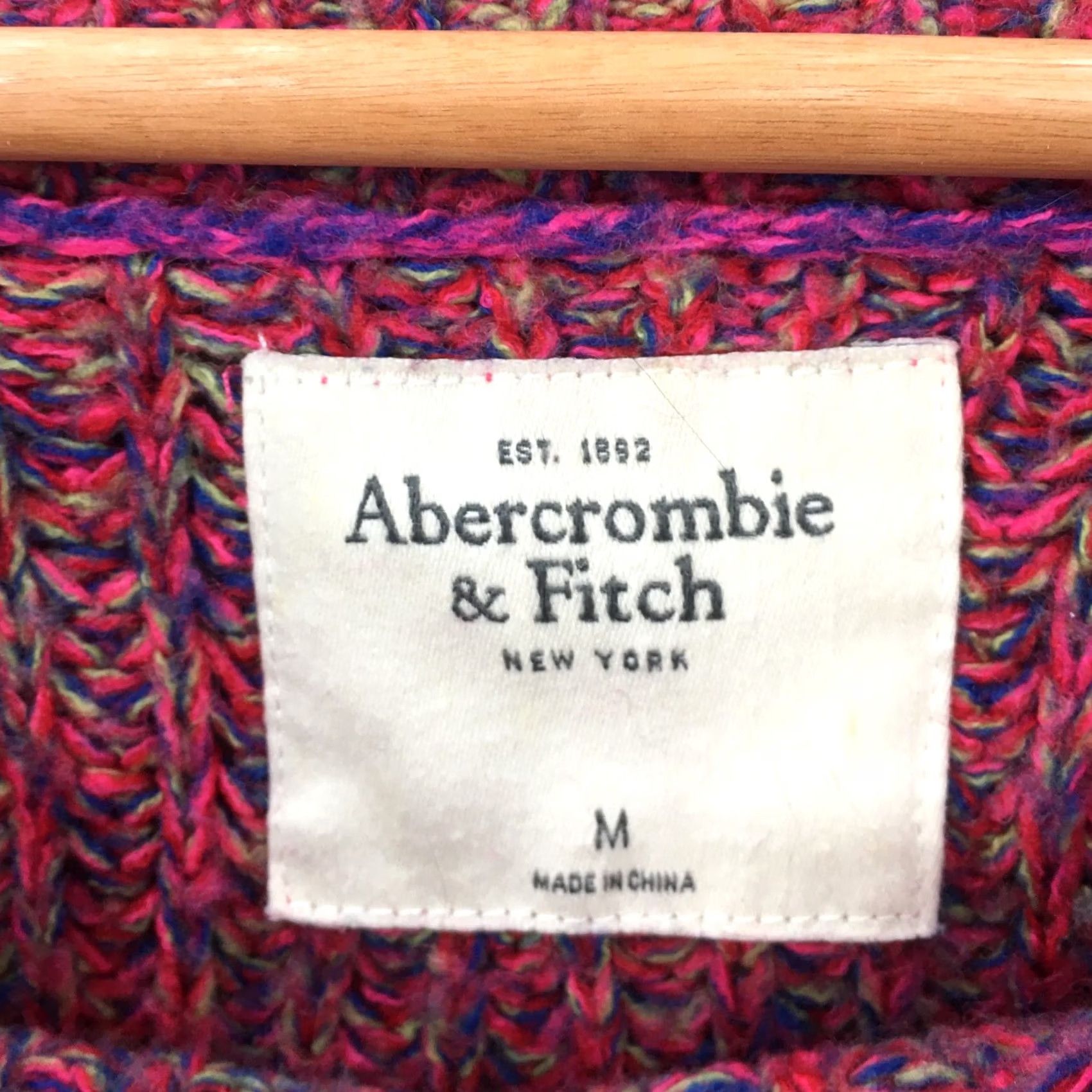 Abercrombie & Fitch Abercrombie & Fitch Pullover Sweater Womens M Multicolor Wool Blend Crew Knitted Size M / US 6-8 / IT 42-44 - 6 Thumbnail
