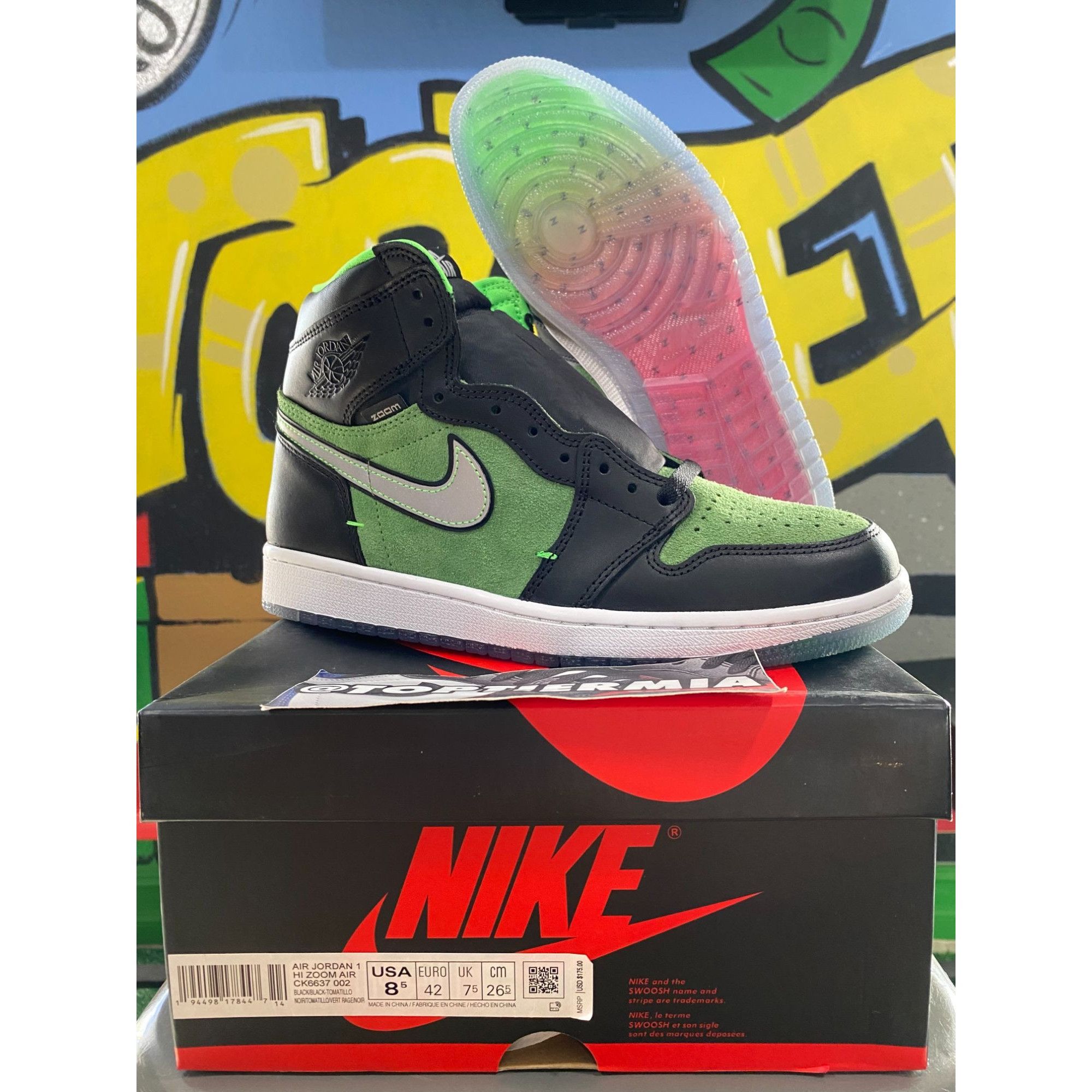 Jordan 1 popular Zoom Zen Green