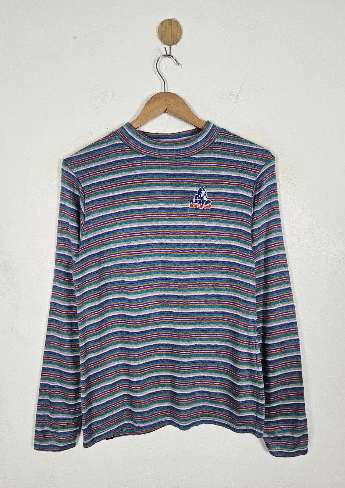 Hysteric Glamour Hysteric Glamour stripe turtleneck shirt Size US M / EU 48-50 / 2 - 1 Thumbnail