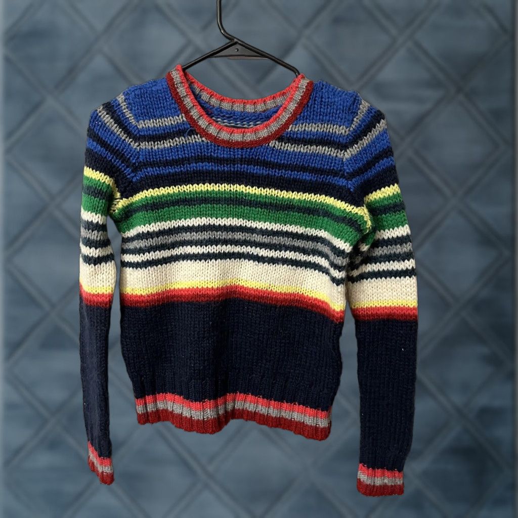 American Eagle Outfitters American Eagle Rainbow Sweater Women’s XS Knit Pullover Long Sleeve Multicolor Casual Size XS / US 0-2 / IT 36-38 - 1 Thumbnail