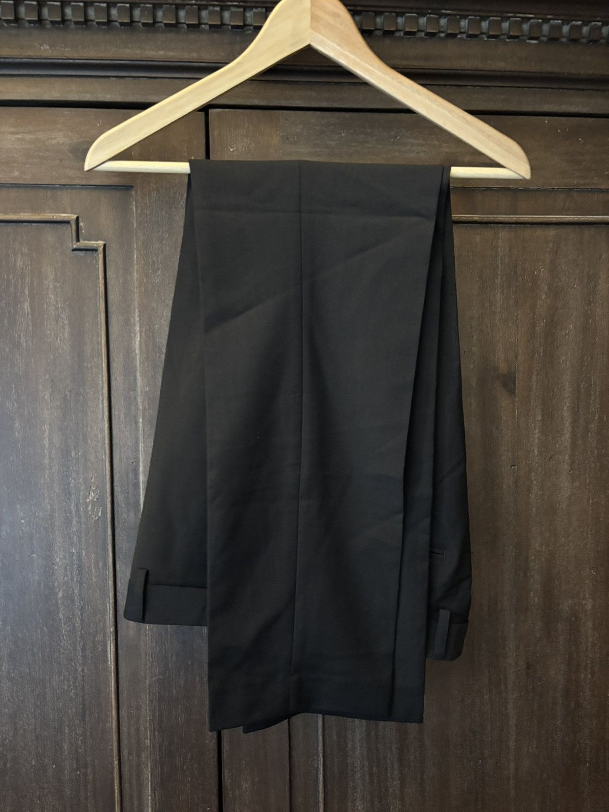 Express Black Slim Fit Pant Size 36R - 1 Thumbnail