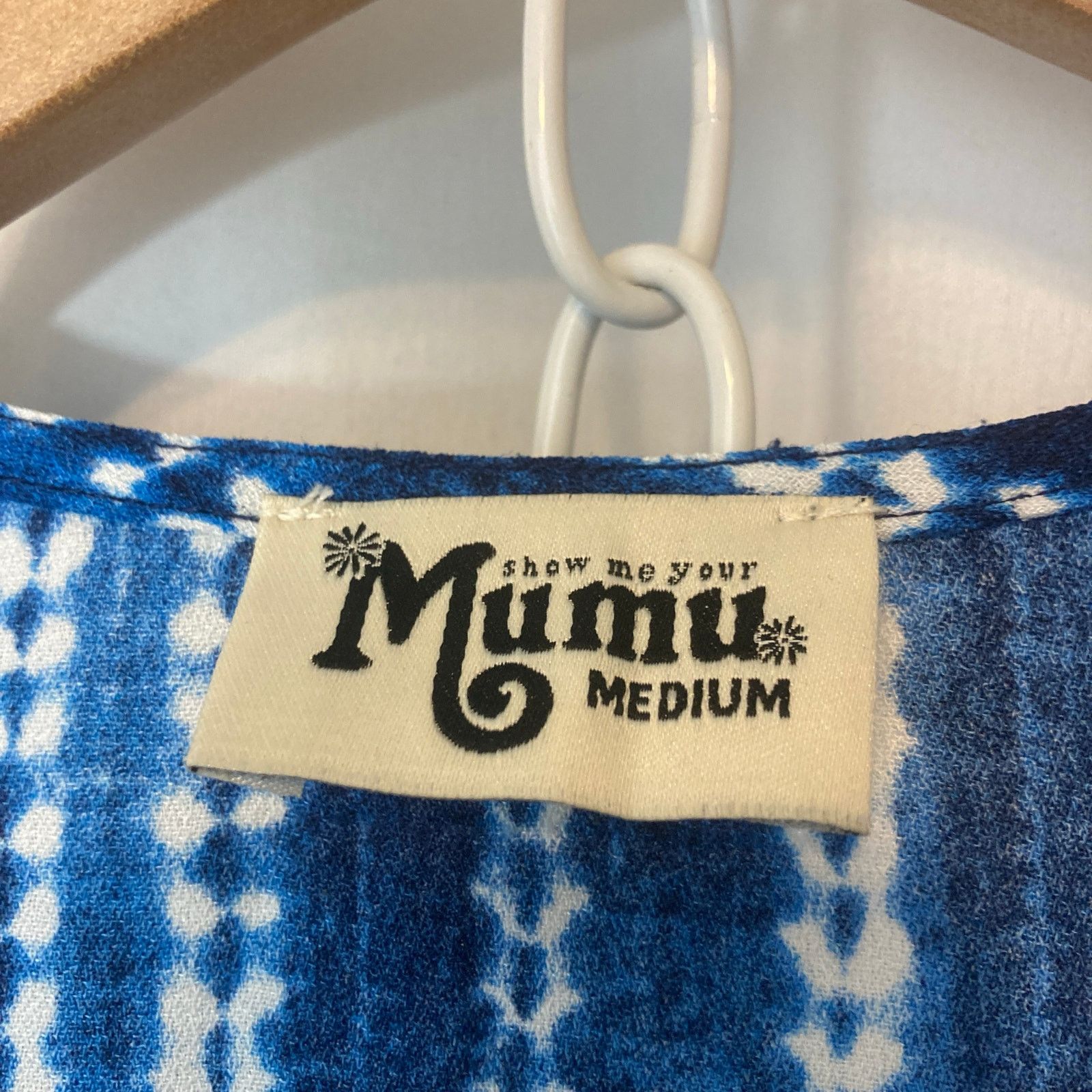 Show Me Your MuMu Show Me Your Mumu Rancho Mirage Lace Up Tassels Blue Dress Size M / US 6-8 / IT 42-44 - 4 Thumbnail