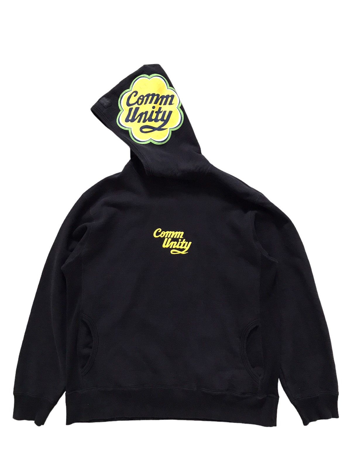 Japanese Brand COMMUNITY Japanese Streetwear Embroidered Logo Hoodies Size US L / EU 52-54 / 3 - 7 Thumbnail
